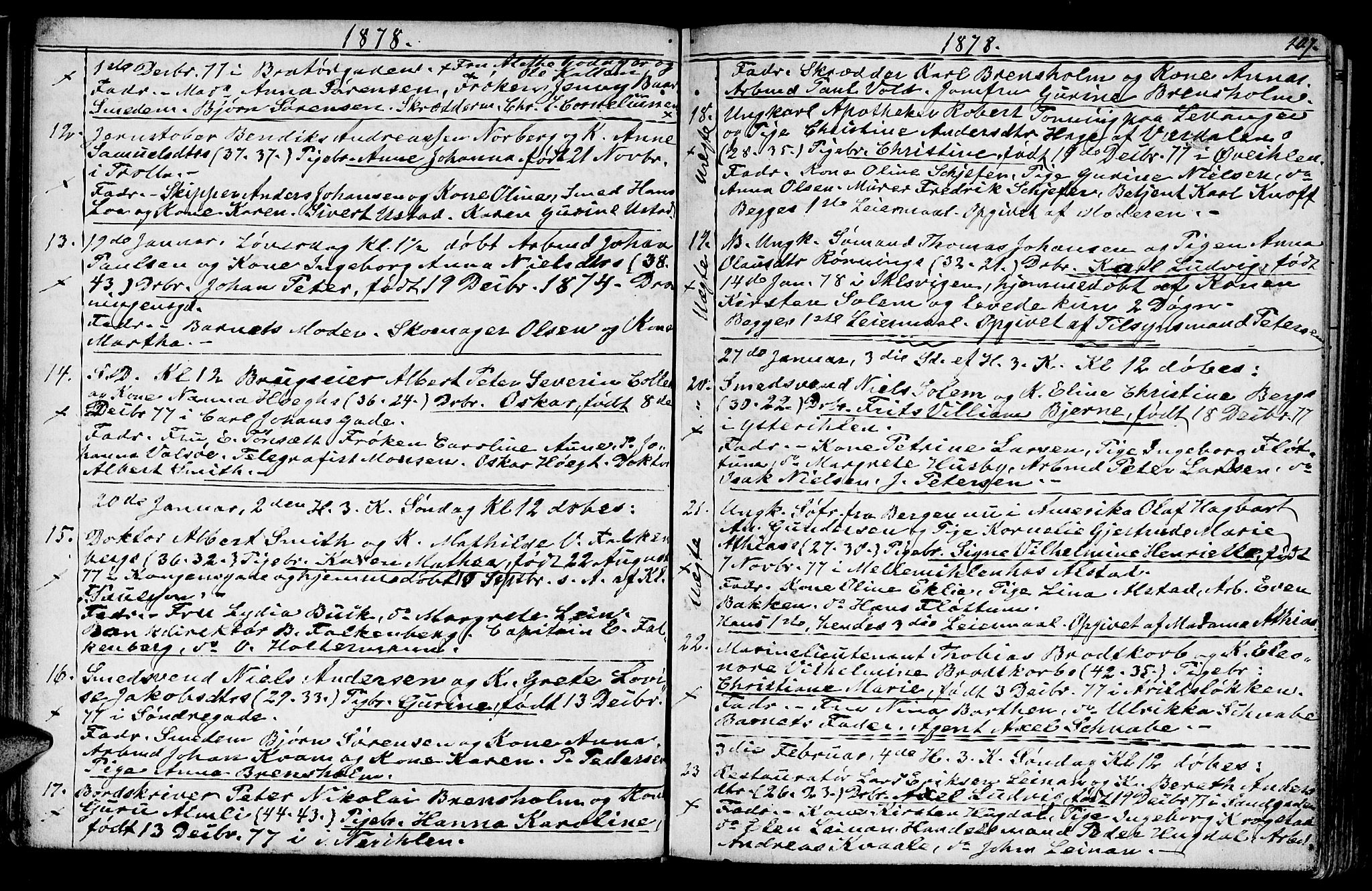 Ministerialprotokoller, klokkerbøker og fødselsregistre - Sør-Trøndelag, SAT/A-1456/602/L0142: Klokkerbok nr. 602C10, 1872-1894, s. 107