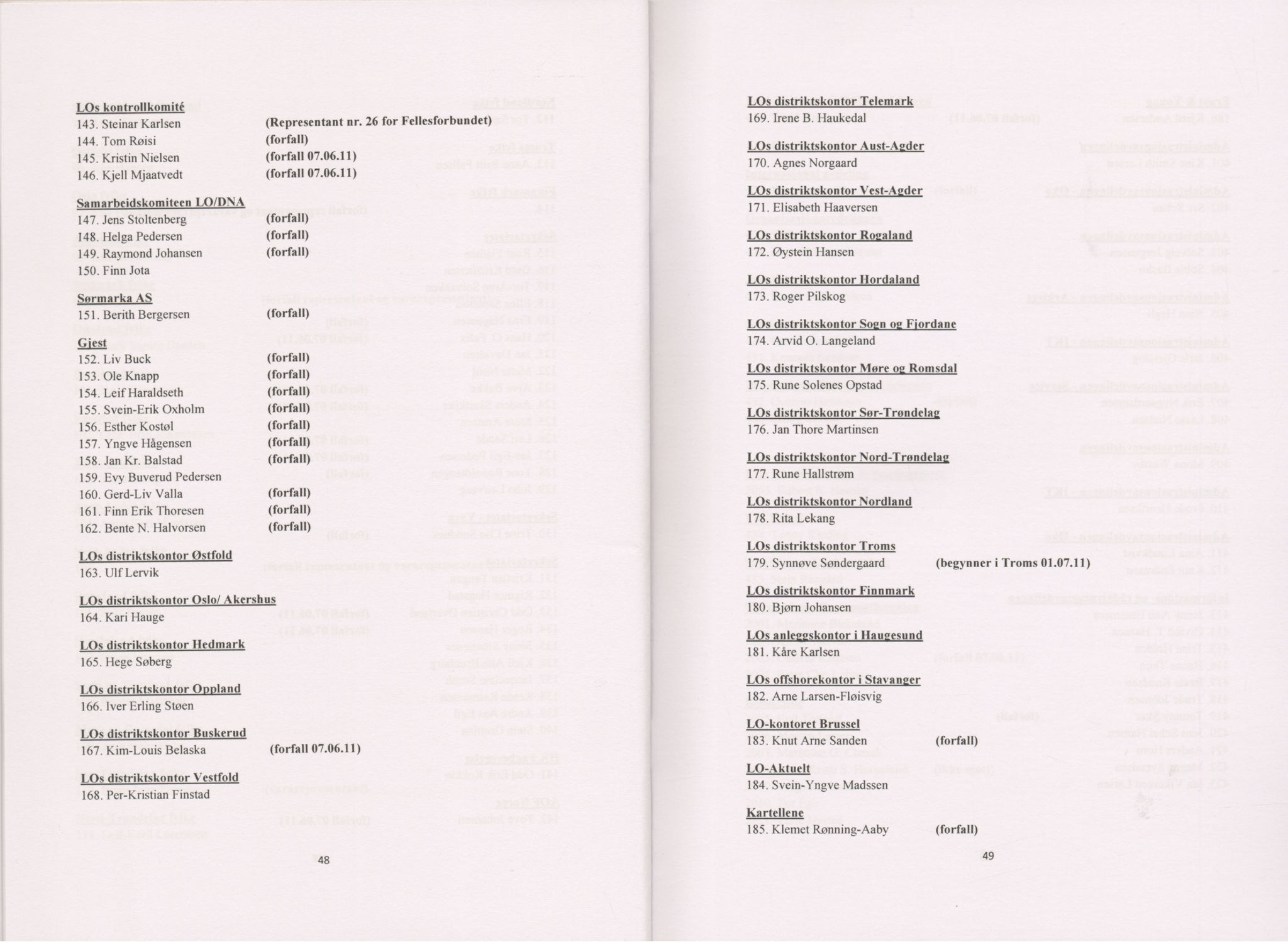 Landsorganisasjonen i Norge, AAB/ARK-1579, 2009-2014, s. 152