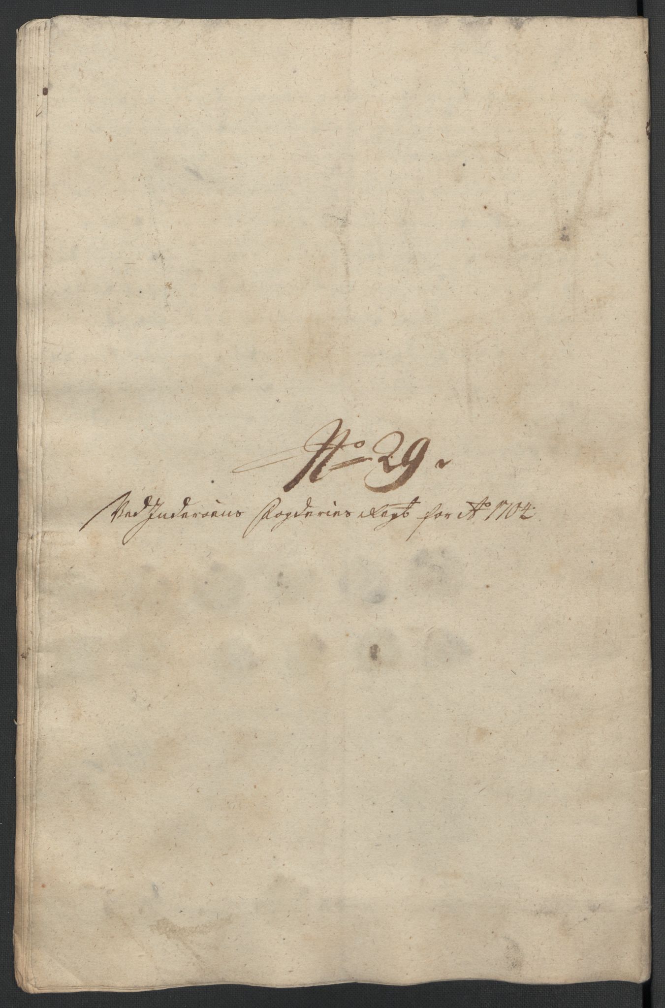 Rentekammeret inntil 1814, Reviderte regnskaper, Fogderegnskap, RA/EA-4092/R63/L4313: Fogderegnskap Inderøy, 1703-1704, s. 580