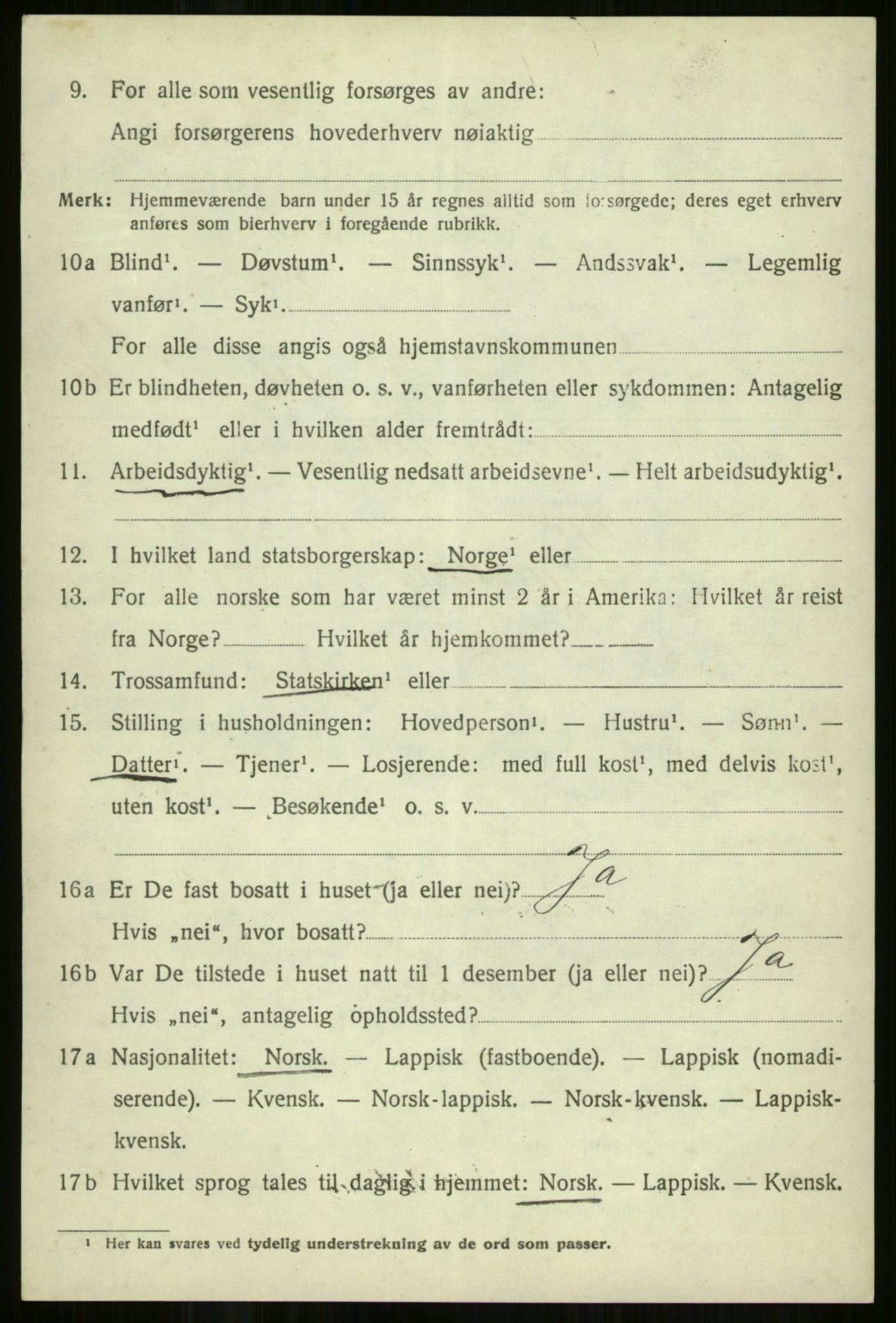 SATØ, Folketelling 1920 for 1941 Skjervøy herred, 1920, s. 6640