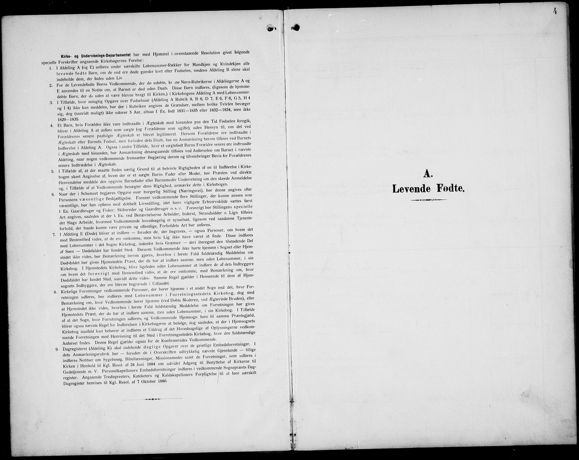 Sokndal sokneprestkontor, SAST/A-101808: Klokkerbok nr. B 7, 1904-1935, s. 4