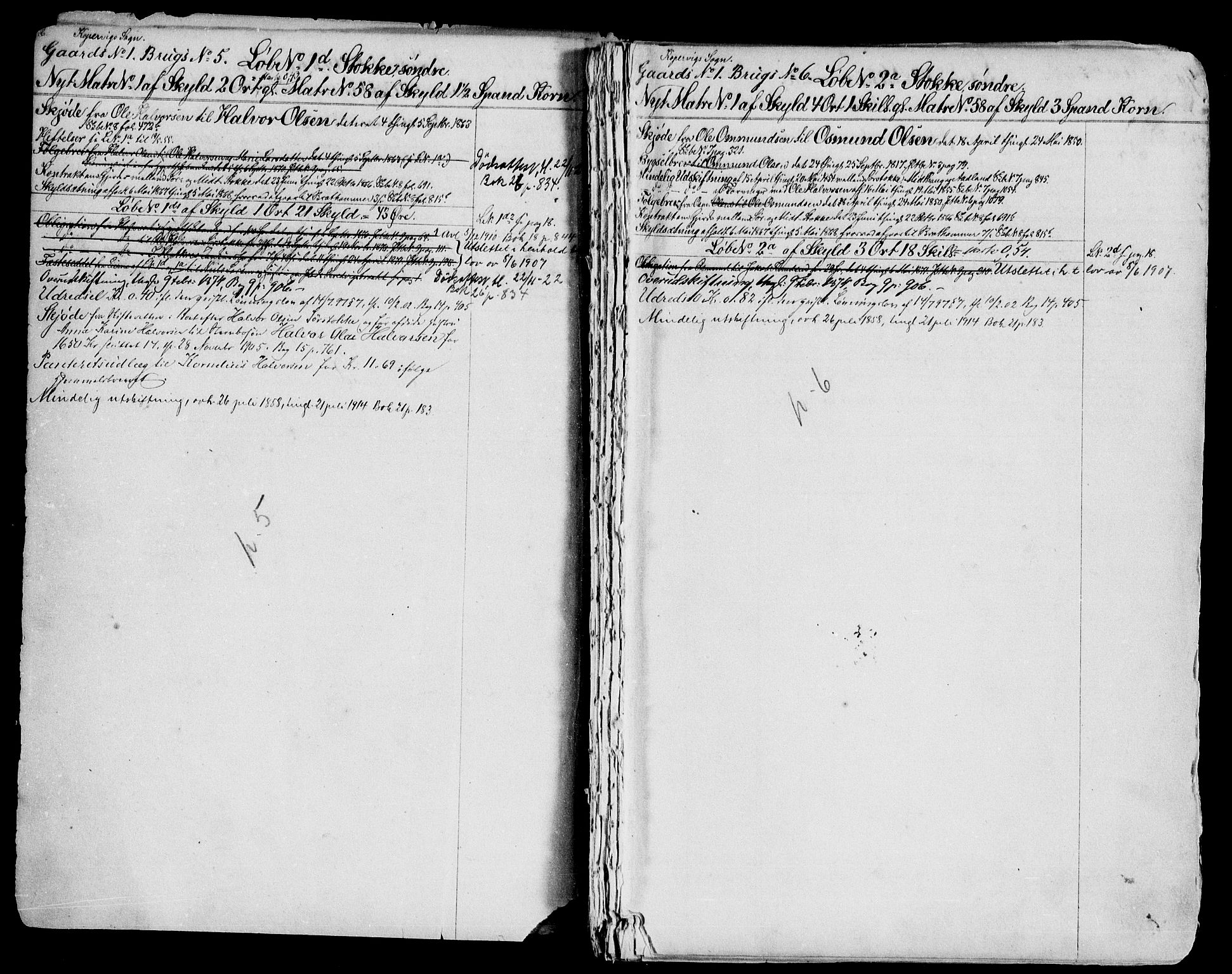 Karmsund sorenskriveri, SAST/A-100311/01/II/IIA/L0021: Panteregister nr. II AD 21, 1865, s. 2-3