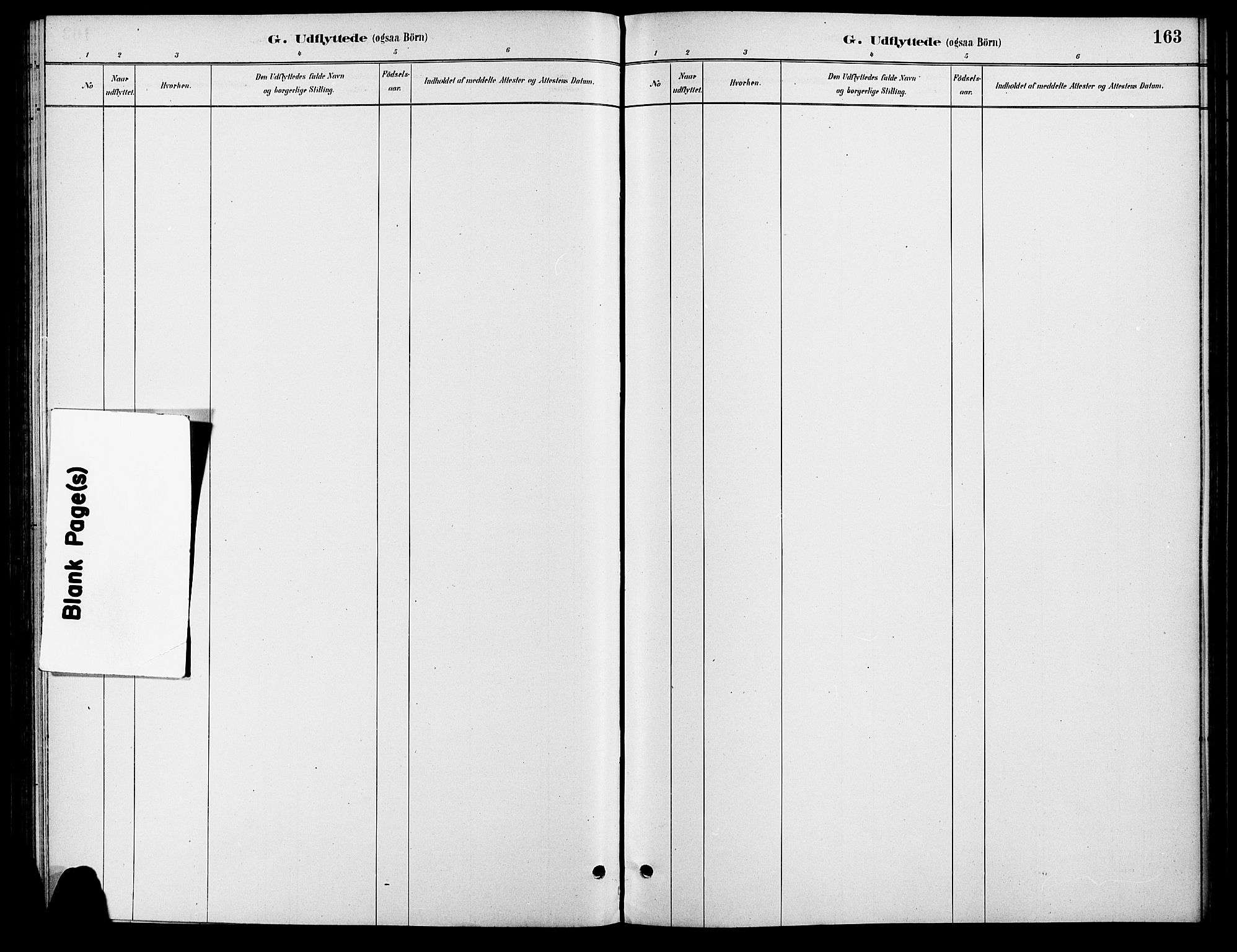 Vinger prestekontor, SAH/PREST-024/H/Ha/Haa/L0013: Ministerialbok nr. 13, 1881-1897, s. 163