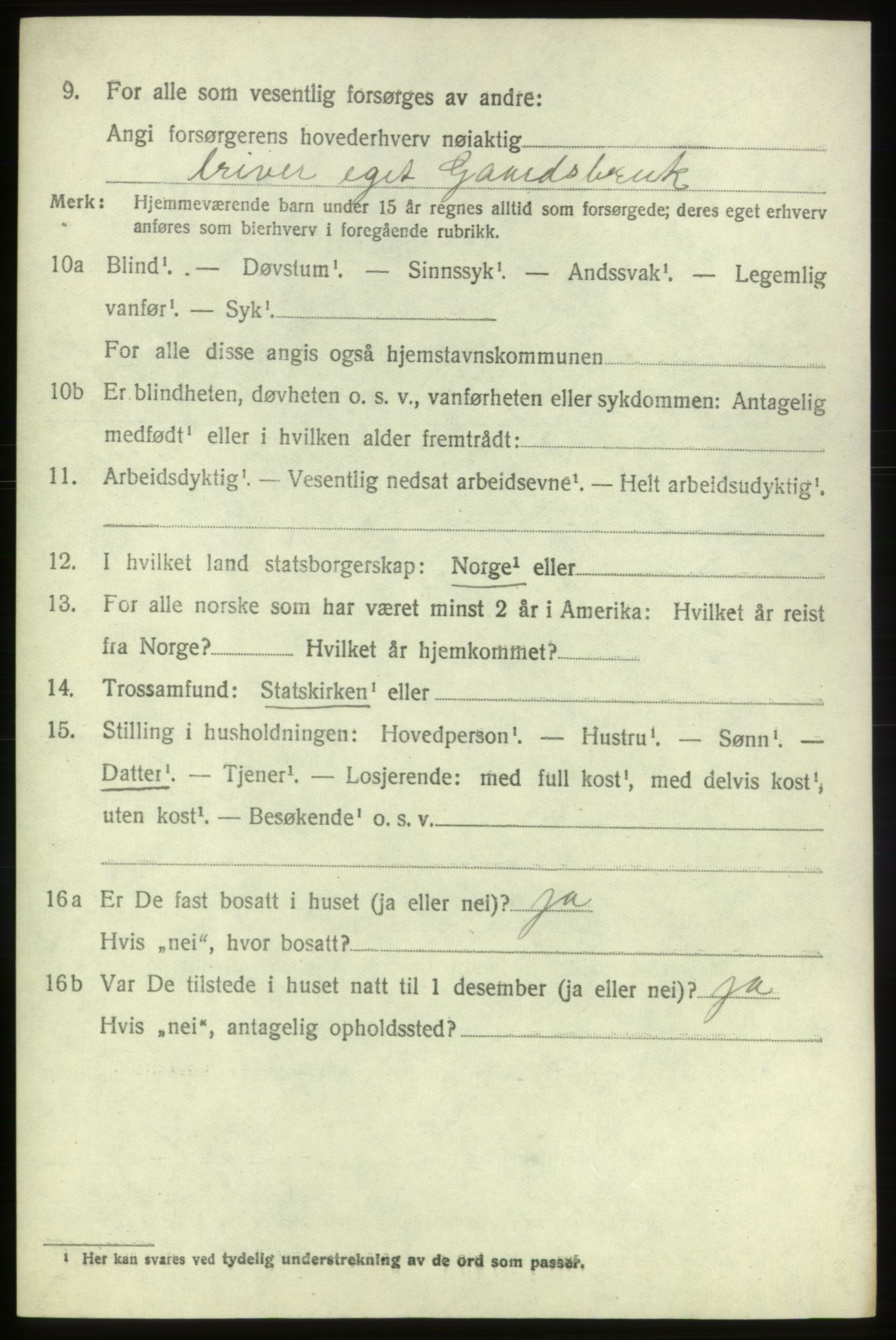SAB, Folketelling 1920 for 1220 Bremnes herred, 1920, s. 1755