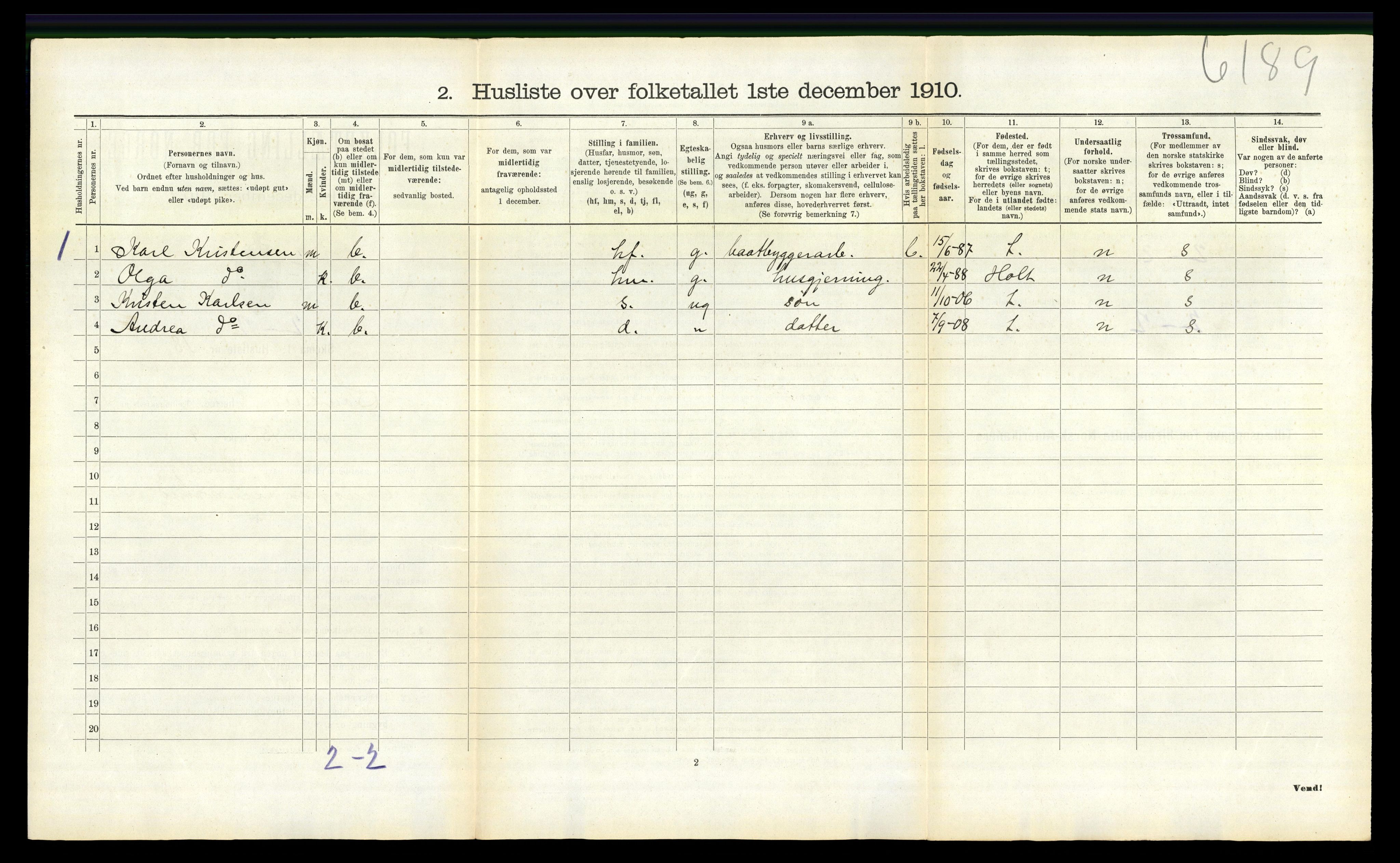 RA, Folketelling 1910 for 0913 Søndeled herred, 1910, s. 957