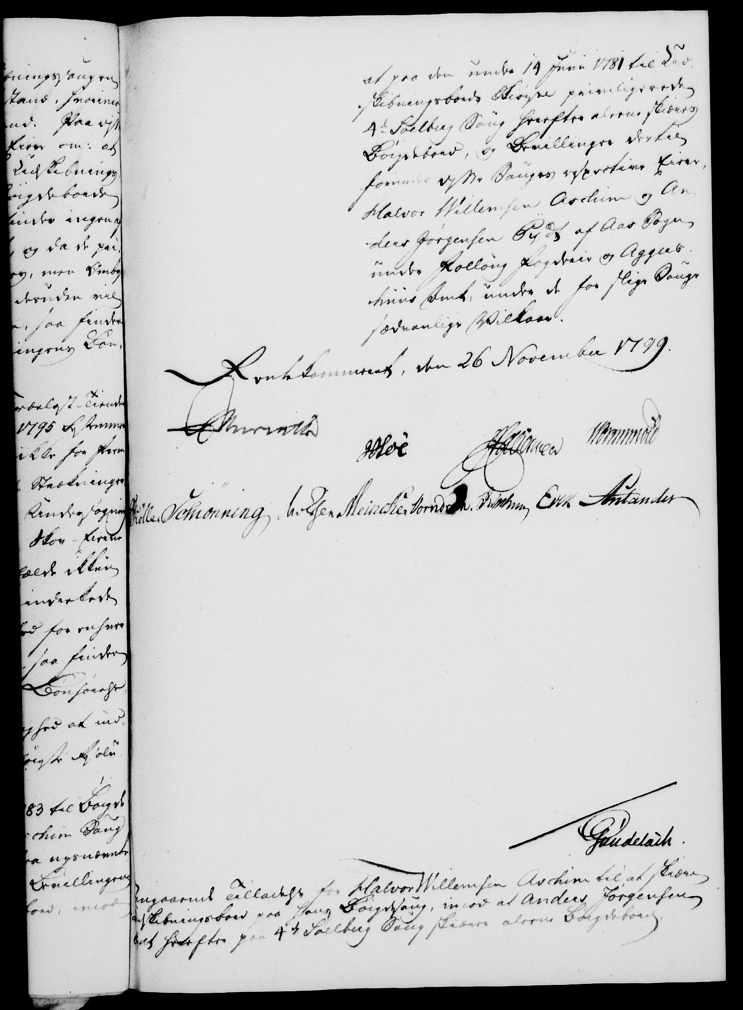 Rentekammeret, Kammerkanselliet, RA/EA-3111/G/Gf/Gfa/L0081: Norsk relasjons- og resolusjonsprotokoll (merket RK 52.81), 1799, s. 757