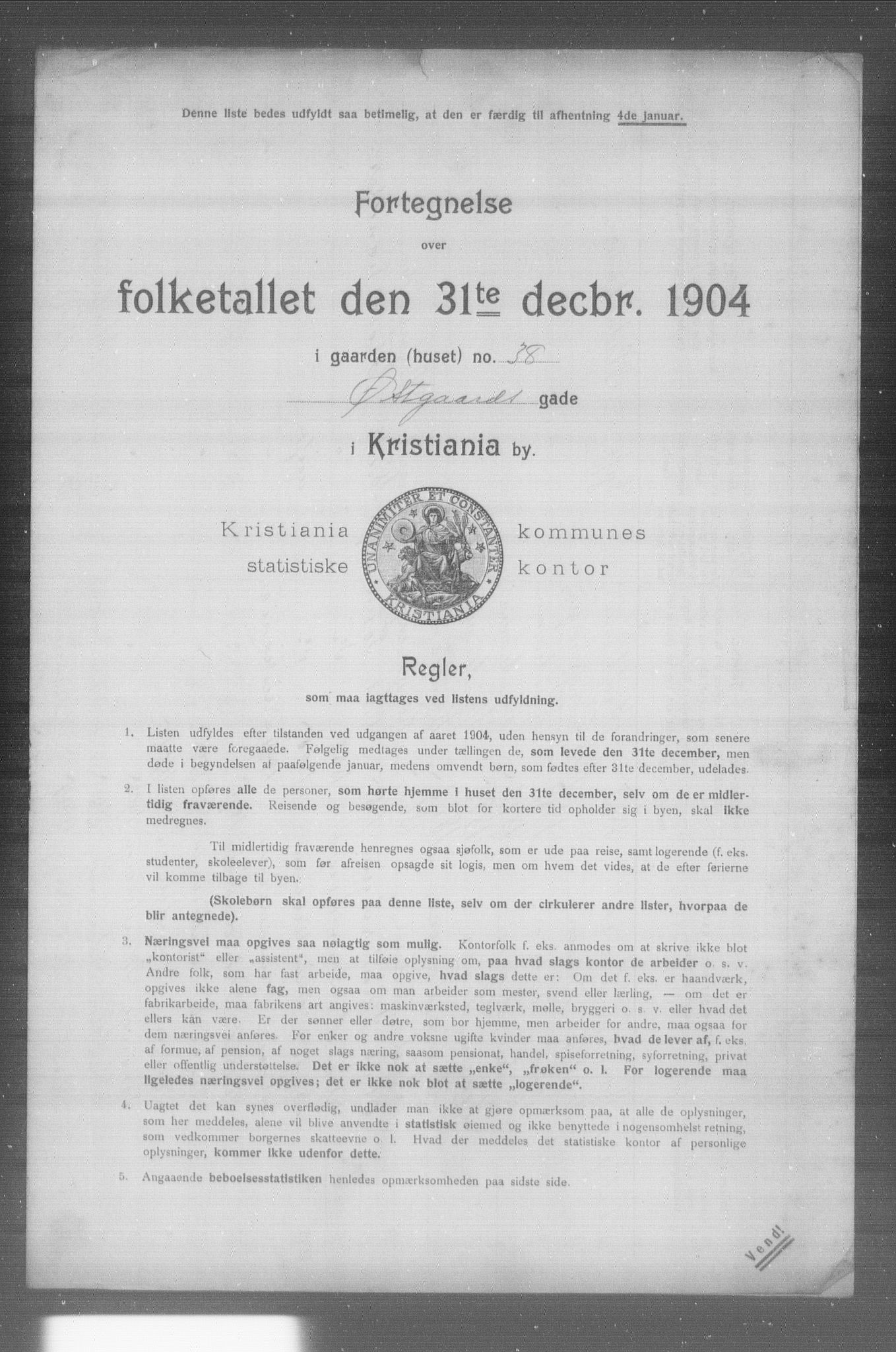 OBA, Kommunal folketelling 31.12.1904 for Kristiania kjøpstad, 1904, s. 24216