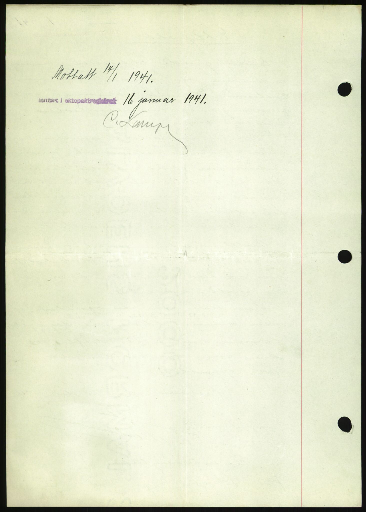 Oslo byskriverembete, AV/SAO-A-10227/2/G/Gb/L0072: Tinglyste ektepakter, Finnmark, bind 1, 1928-1950