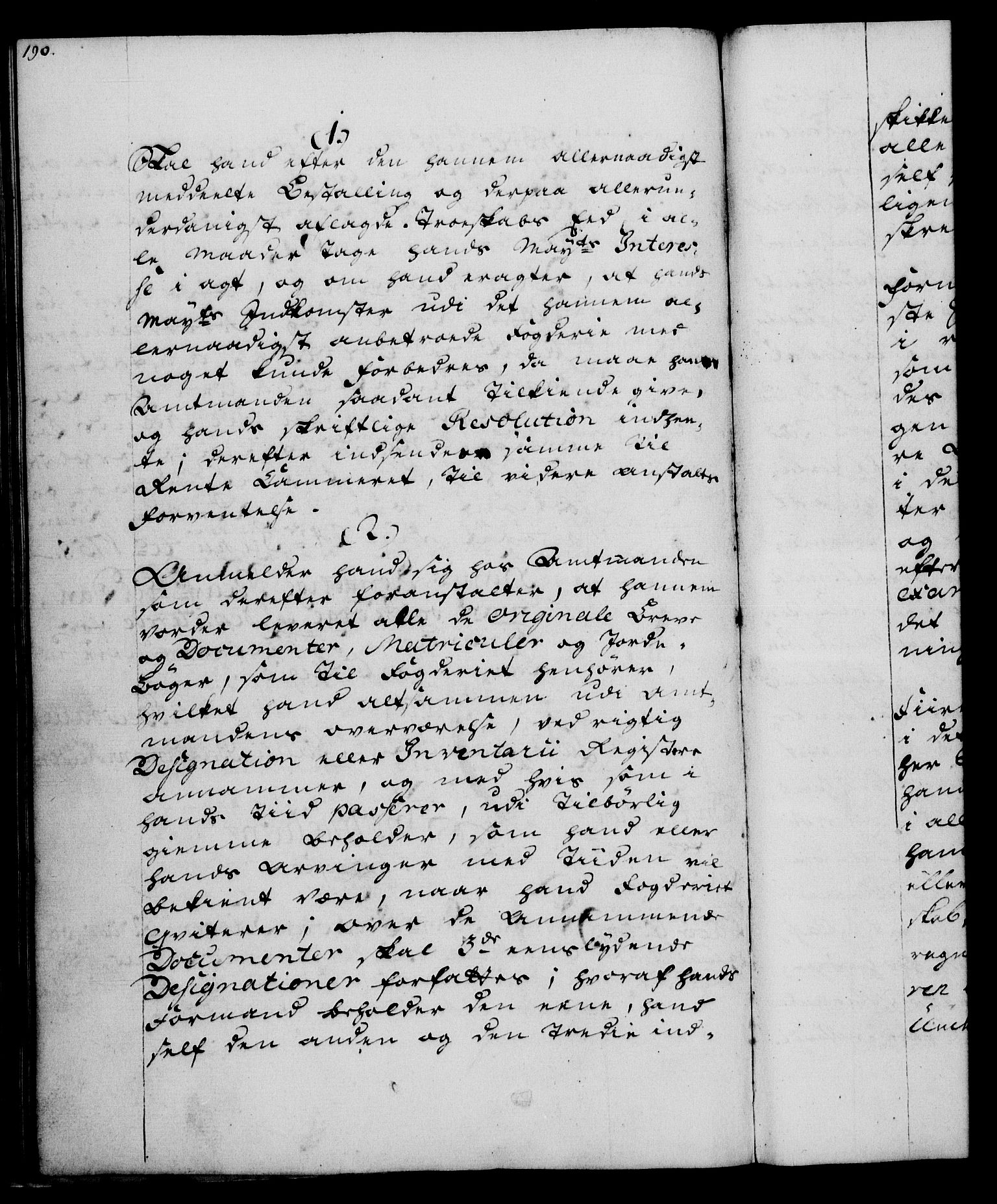 Rentekammeret, Kammerkanselliet, AV/RA-EA-3111/G/Gg/Ggi/L0003: Norsk instruksjonsprotokoll med register (merket RK 53.36), 1751-1775, s. 190