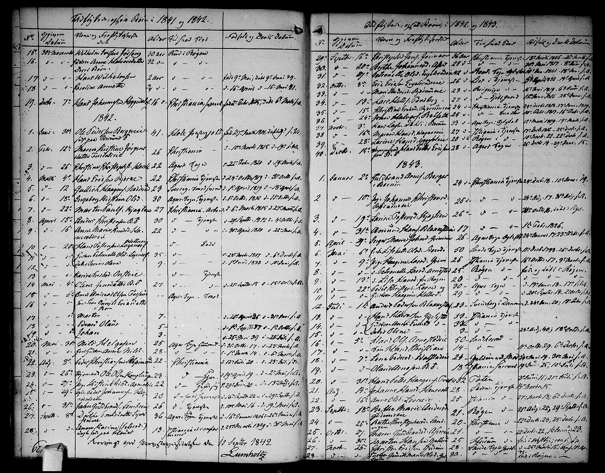 Asker prestekontor Kirkebøker, SAO/A-10256a/F/Fa/L0012: Ministerialbok nr. I 12, 1825-1878