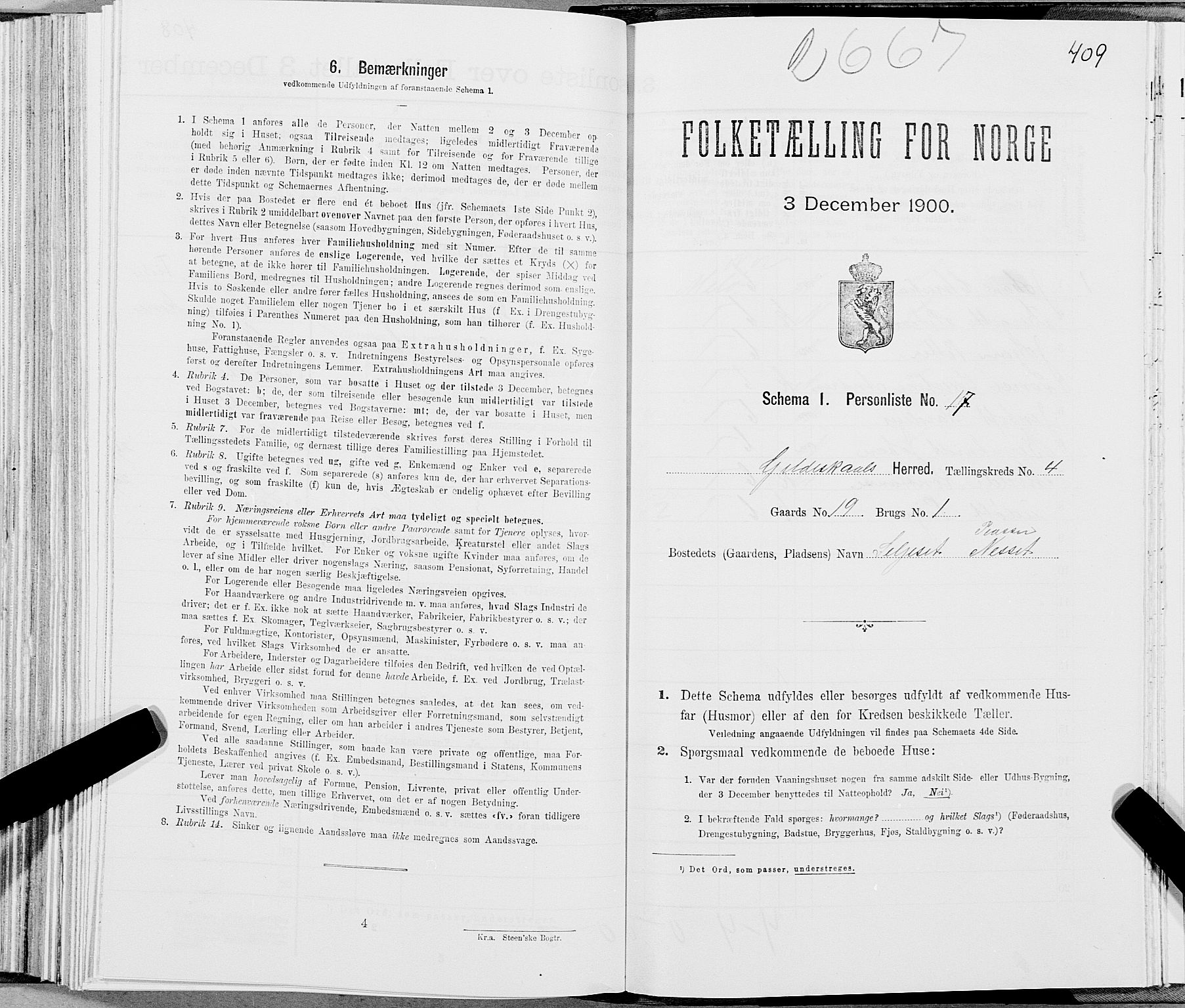 SAT, Folketelling 1900 for 1838 Gildeskål herred, 1900, s. 452