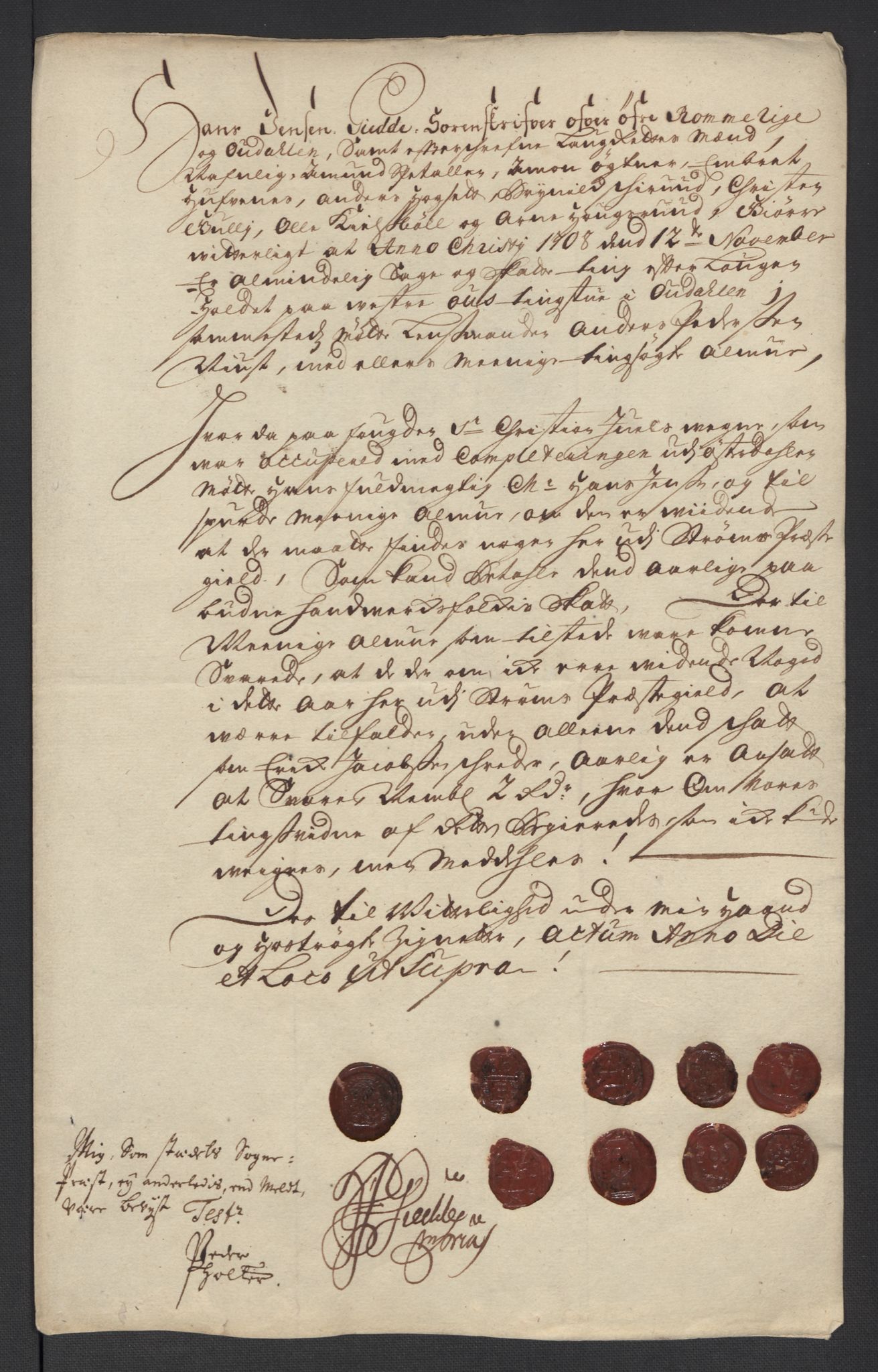 Rentekammeret inntil 1814, Reviderte regnskaper, Fogderegnskap, AV/RA-EA-4092/R13/L0845: Fogderegnskap Solør, Odal og Østerdal, 1708, s. 122