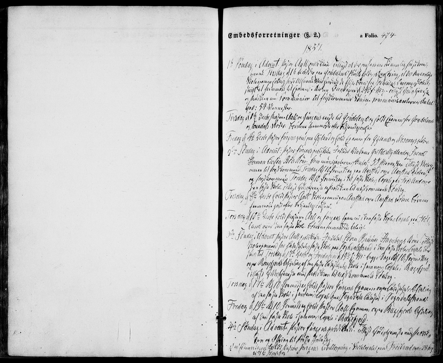 Sokndal sokneprestkontor, SAST/A-101808: Ministerialbok nr. A 9, 1857-1874, s. 474