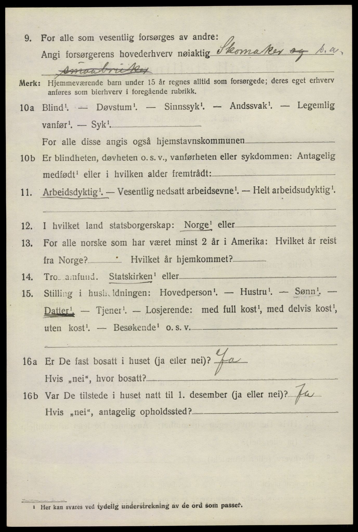 SAKO, Folketelling 1920 for 0725 Tjølling herred, 1920, s. 7478