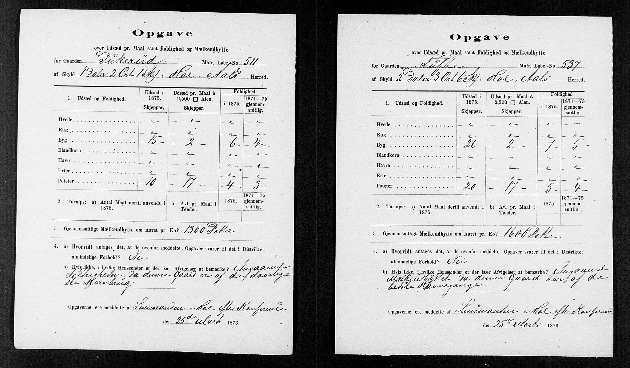 Statistisk sentralbyrå, Næringsøkonomiske emner, Generelt - Amtmennenes femårsberetninger, AV/RA-S-2233/F/Fa/L0036: --, 1875, s. 21