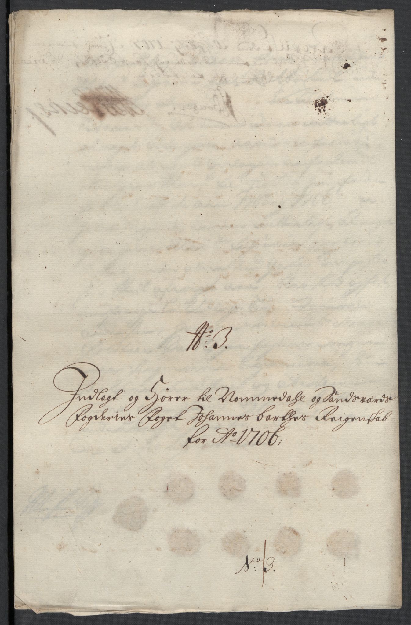 Rentekammeret inntil 1814, Reviderte regnskaper, Fogderegnskap, AV/RA-EA-4092/R24/L1583: Fogderegnskap Numedal og Sandsvær, 1705-1706, s. 246