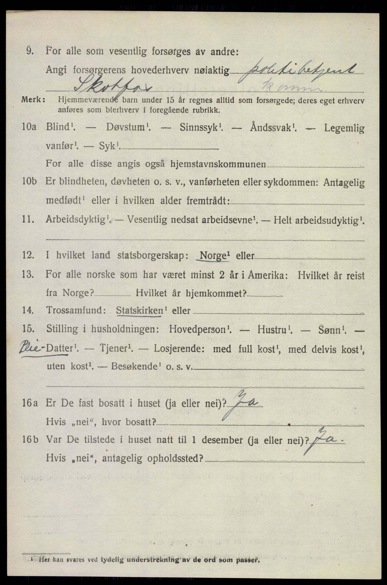 SAKO, Folketelling 1920 for 0818 Solum herred, 1920, s. 5355