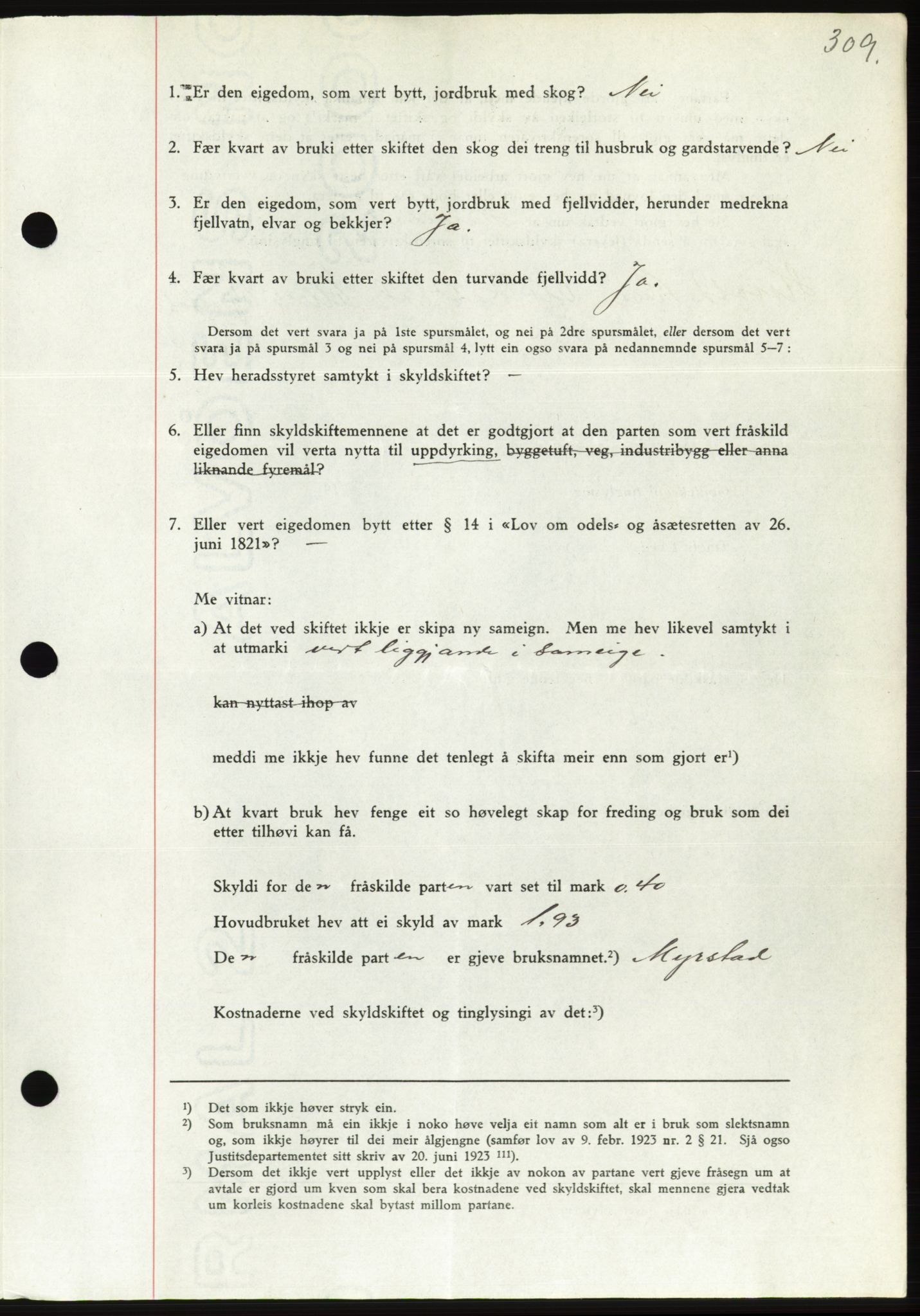 Søre Sunnmøre sorenskriveri, AV/SAT-A-4122/1/2/2C/L0064: Pantebok nr. 58, 1937-1938, Dagboknr: 1839/1937