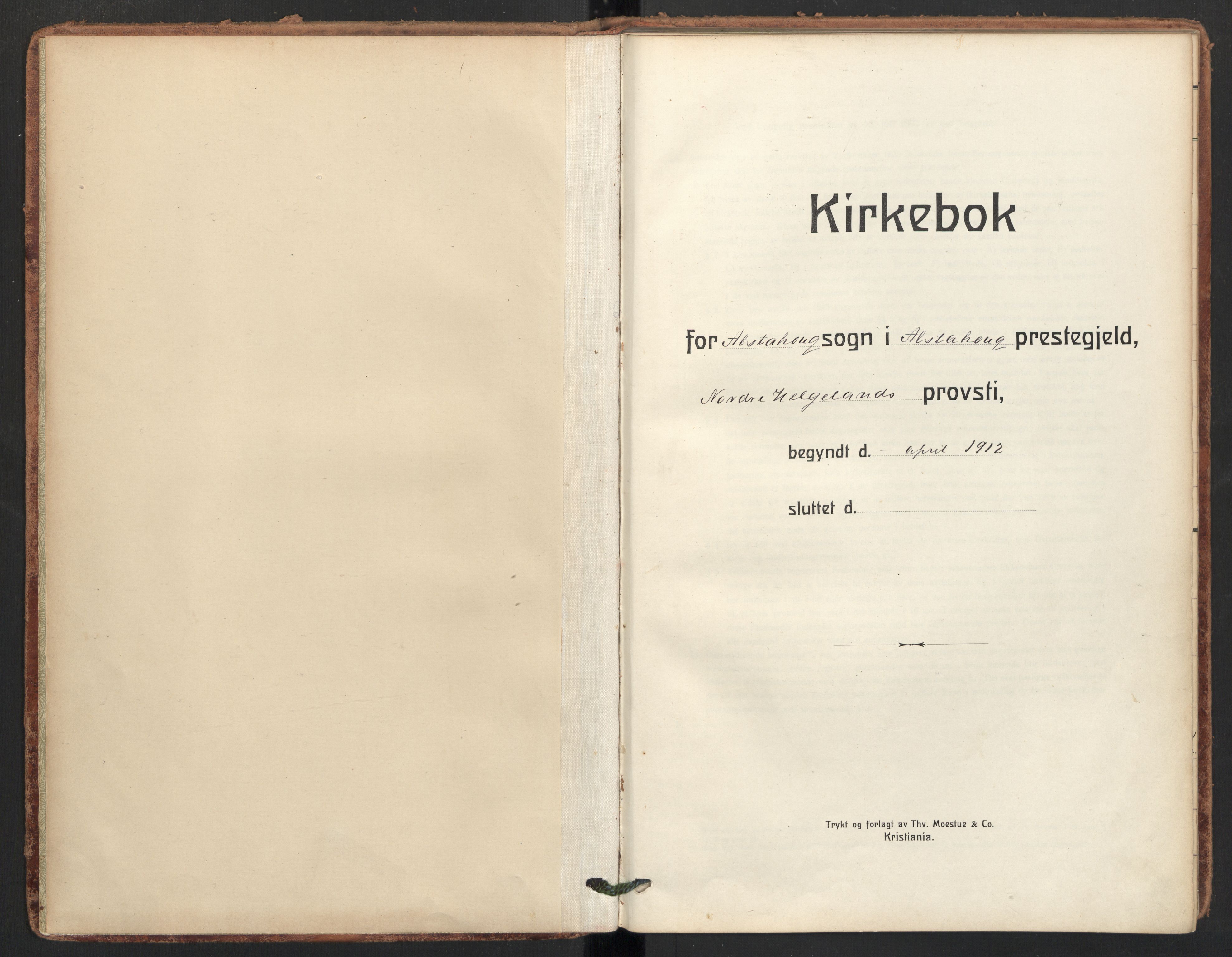 Ministerialprotokoller, klokkerbøker og fødselsregistre - Nordland, SAT/A-1459/830/L0455: Ministerialbok nr. 830A19, 1912-1942