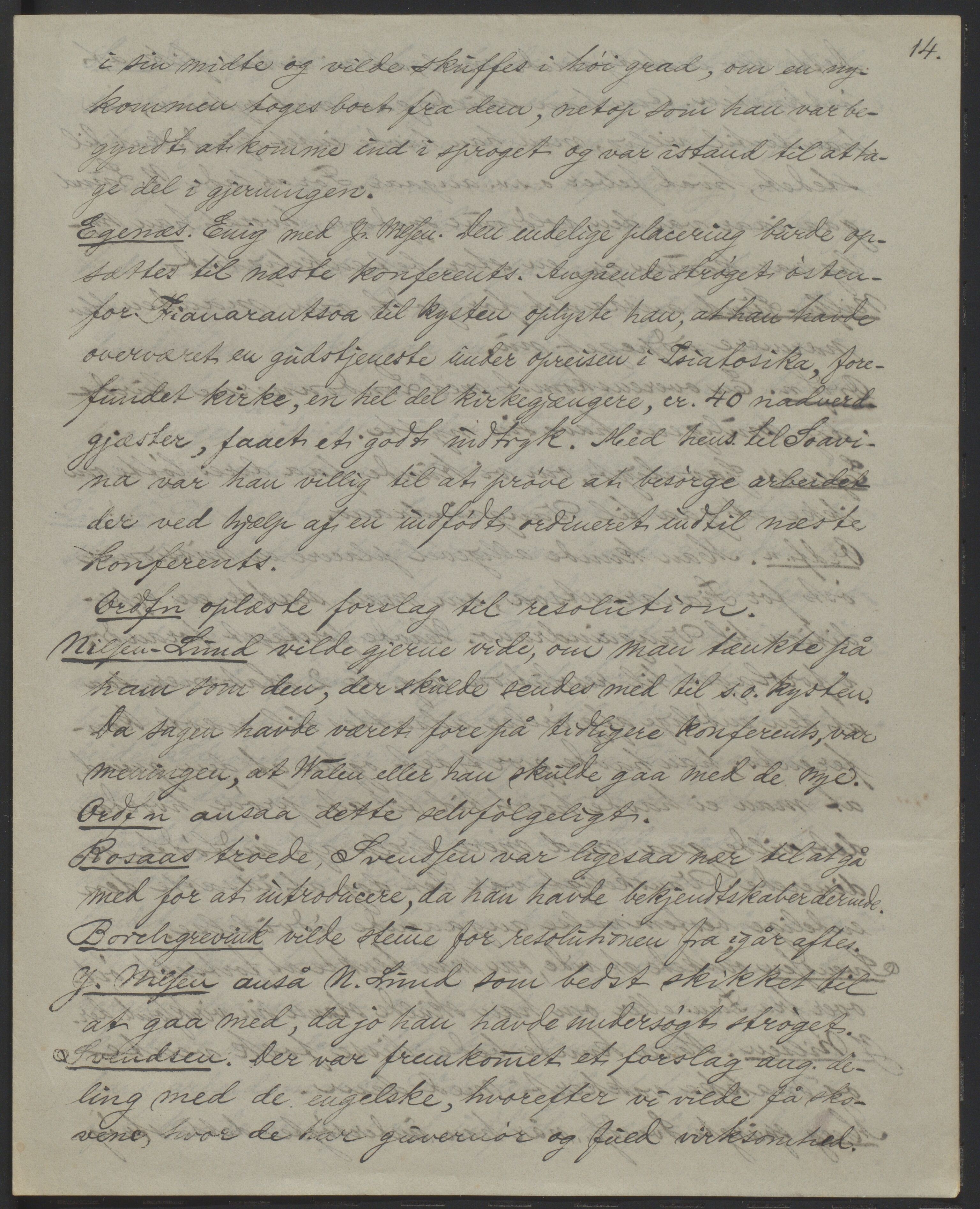 Det Norske Misjonsselskap - hovedadministrasjonen, VID/MA-A-1045/D/Da/Daa/L0037/0002: Konferansereferat og årsberetninger / Konferansereferat fra Madagaskar Innland., 1887