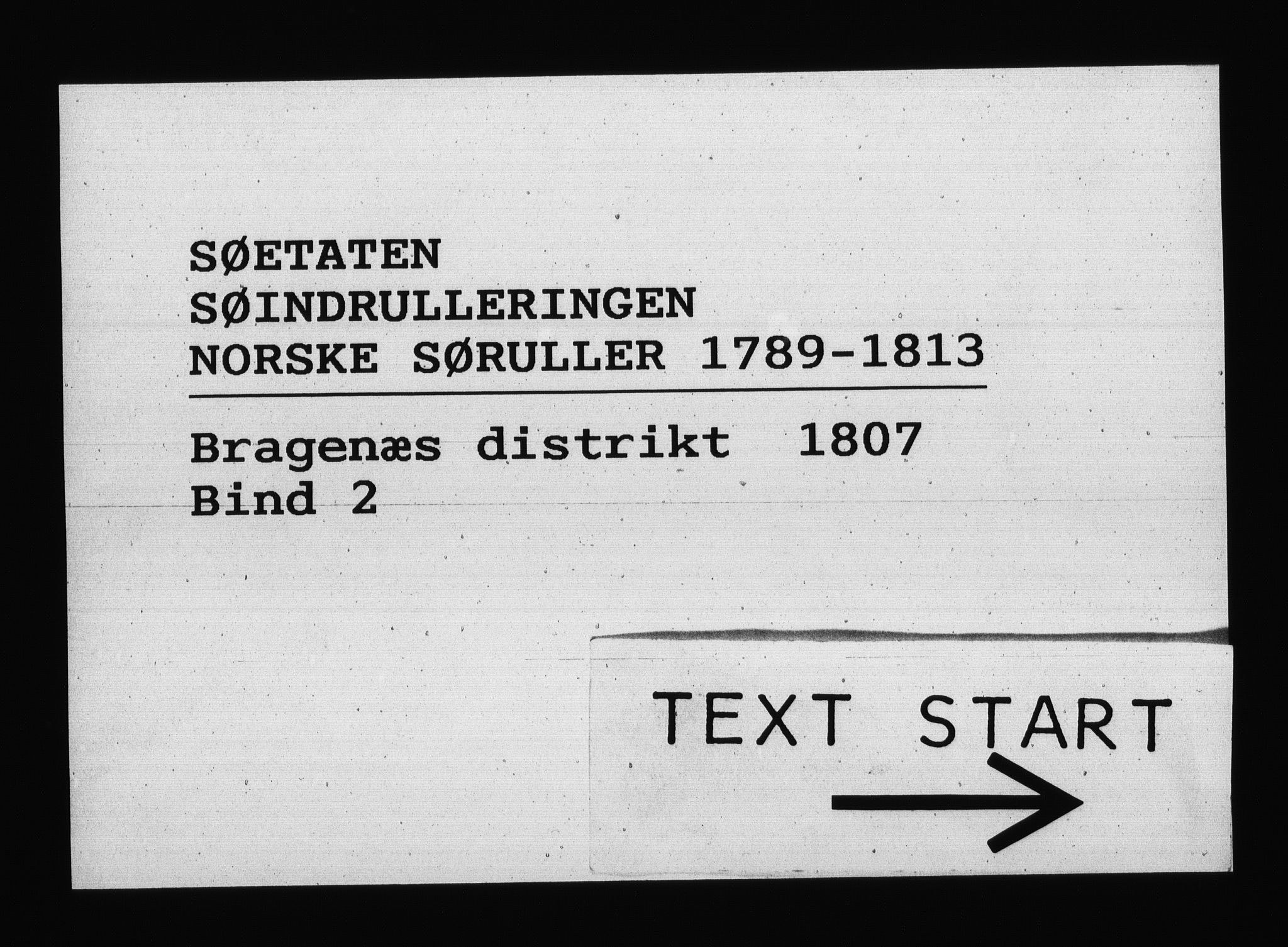 Sjøetaten, RA/EA-3110/F/L0150: Bragernes distrikt, bind 2, 1807