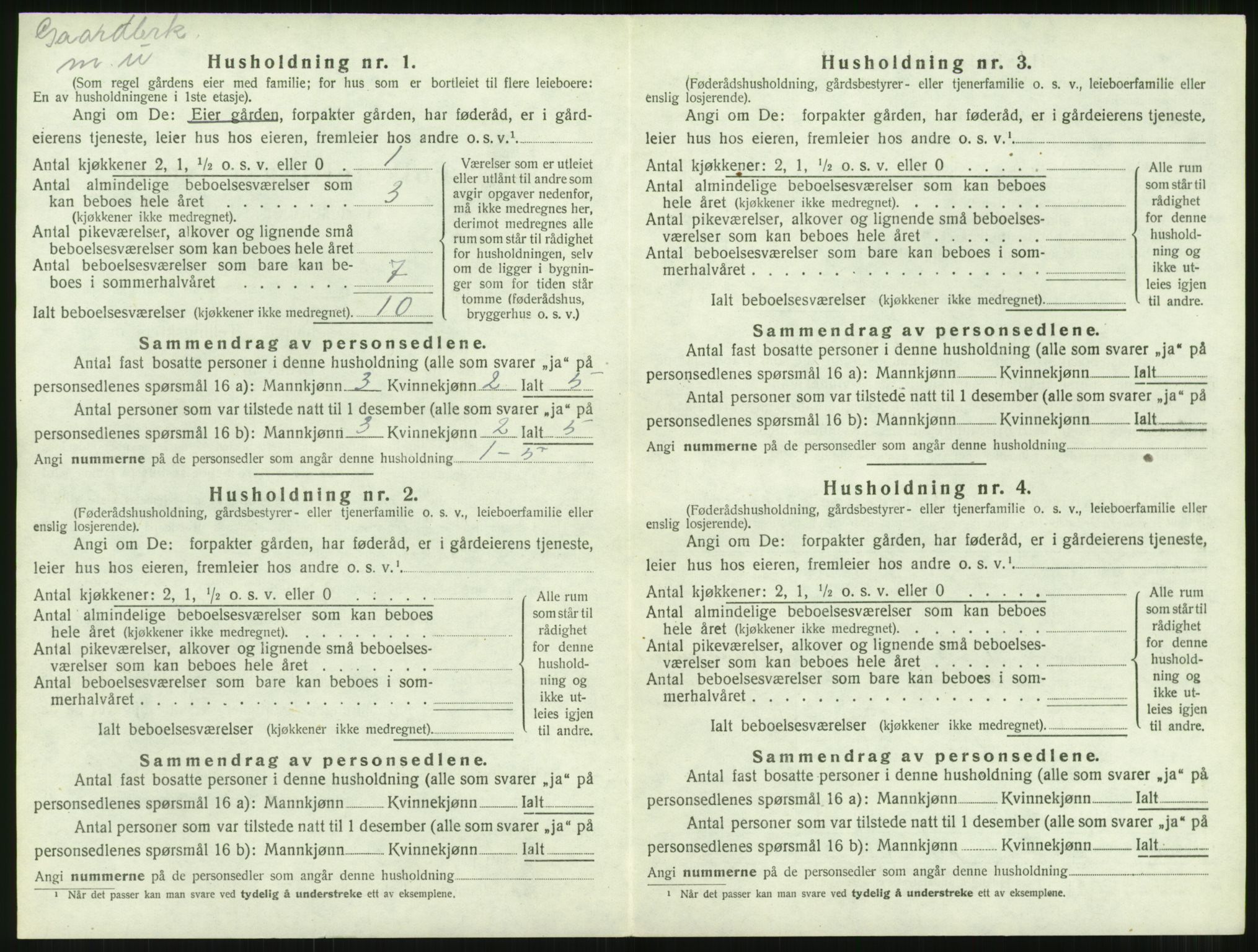 SAT, Folketelling 1920 for 1560 Tingvoll herred, 1920, s. 247