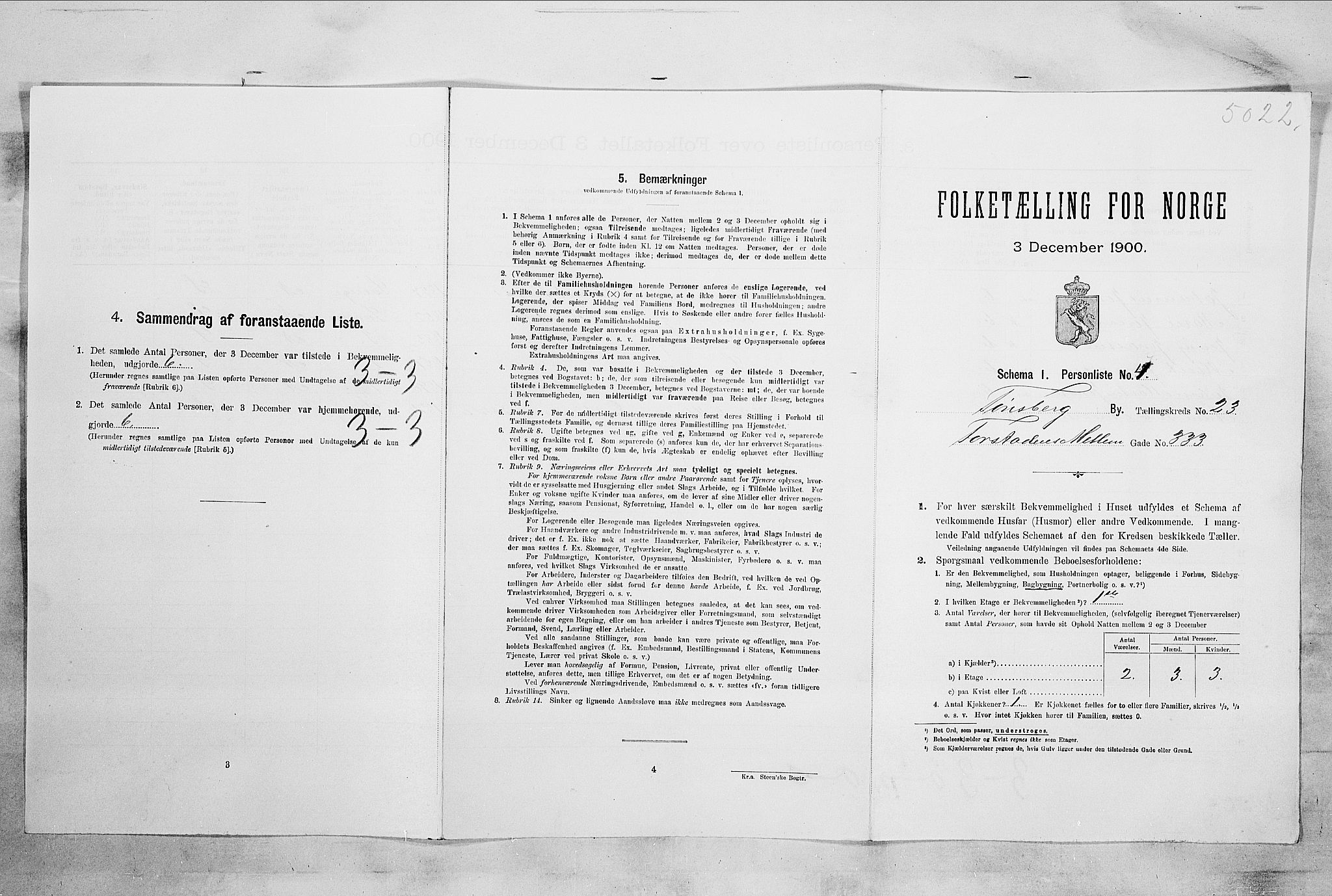 RA, Folketelling 1900 for 0705 Tønsberg kjøpstad, 1900, s. 3718
