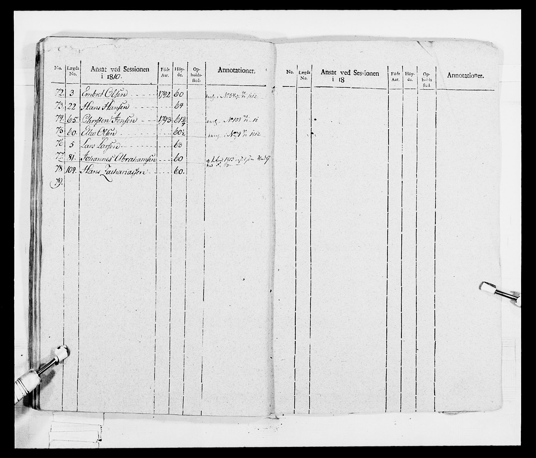 Generalitets- og kommissariatskollegiet, Det kongelige norske kommissariatskollegium, AV/RA-EA-5420/E/Eh/L0047: 2. Akershusiske nasjonale infanteriregiment, 1791-1810, s. 454