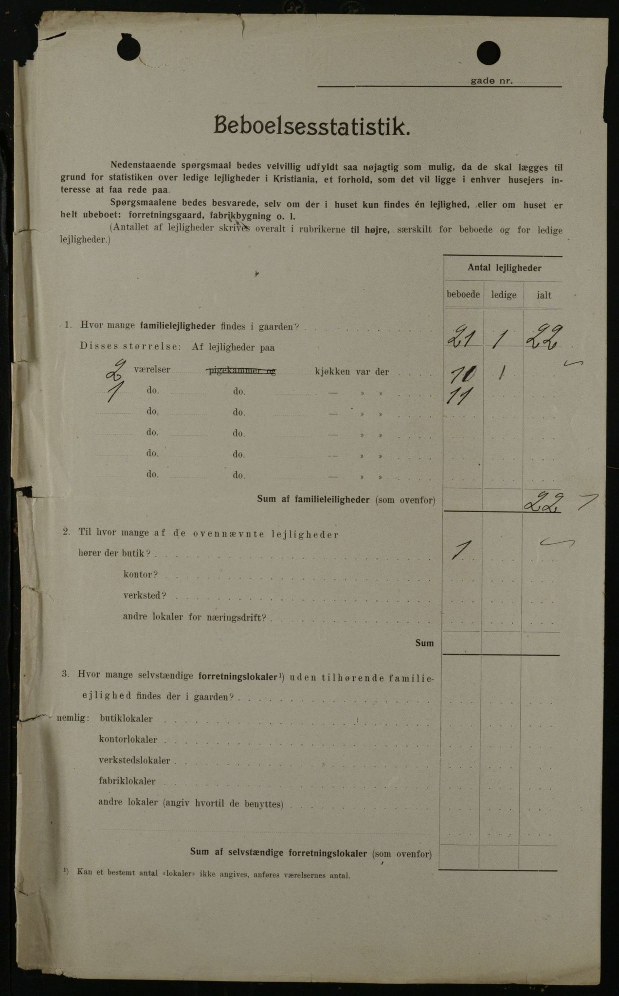 OBA, Kommunal folketelling 1.2.1908 for Kristiania kjøpstad, 1908, s. 7800