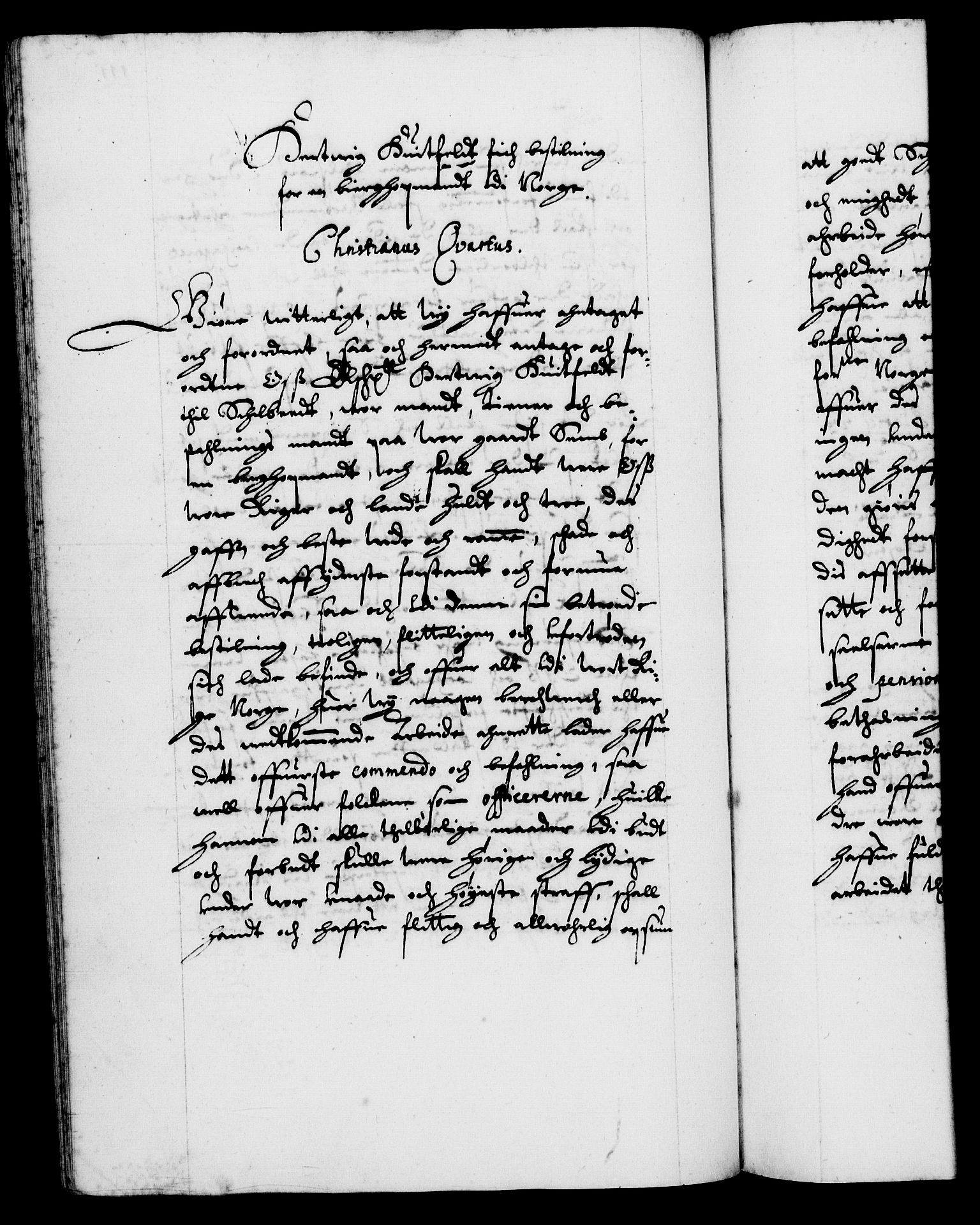 Danske Kanselli 1572-1799, AV/RA-EA-3023/F/Fc/Fca/Fcaa/L0004: Norske registre (mikrofilm), 1617-1630, s. 111b