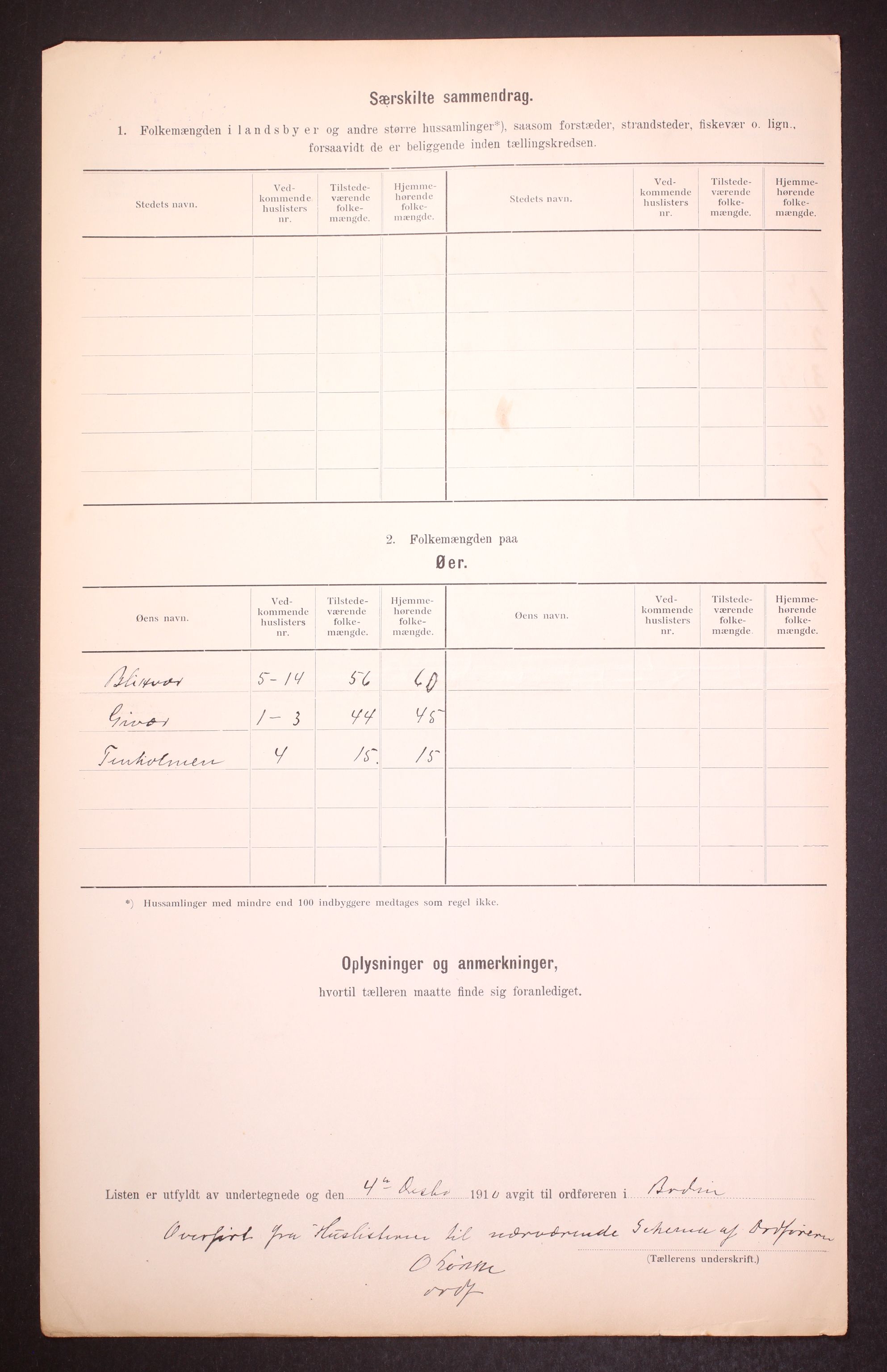 RA, Folketelling 1910 for 1843 Bodin herred, 1910, s. 6