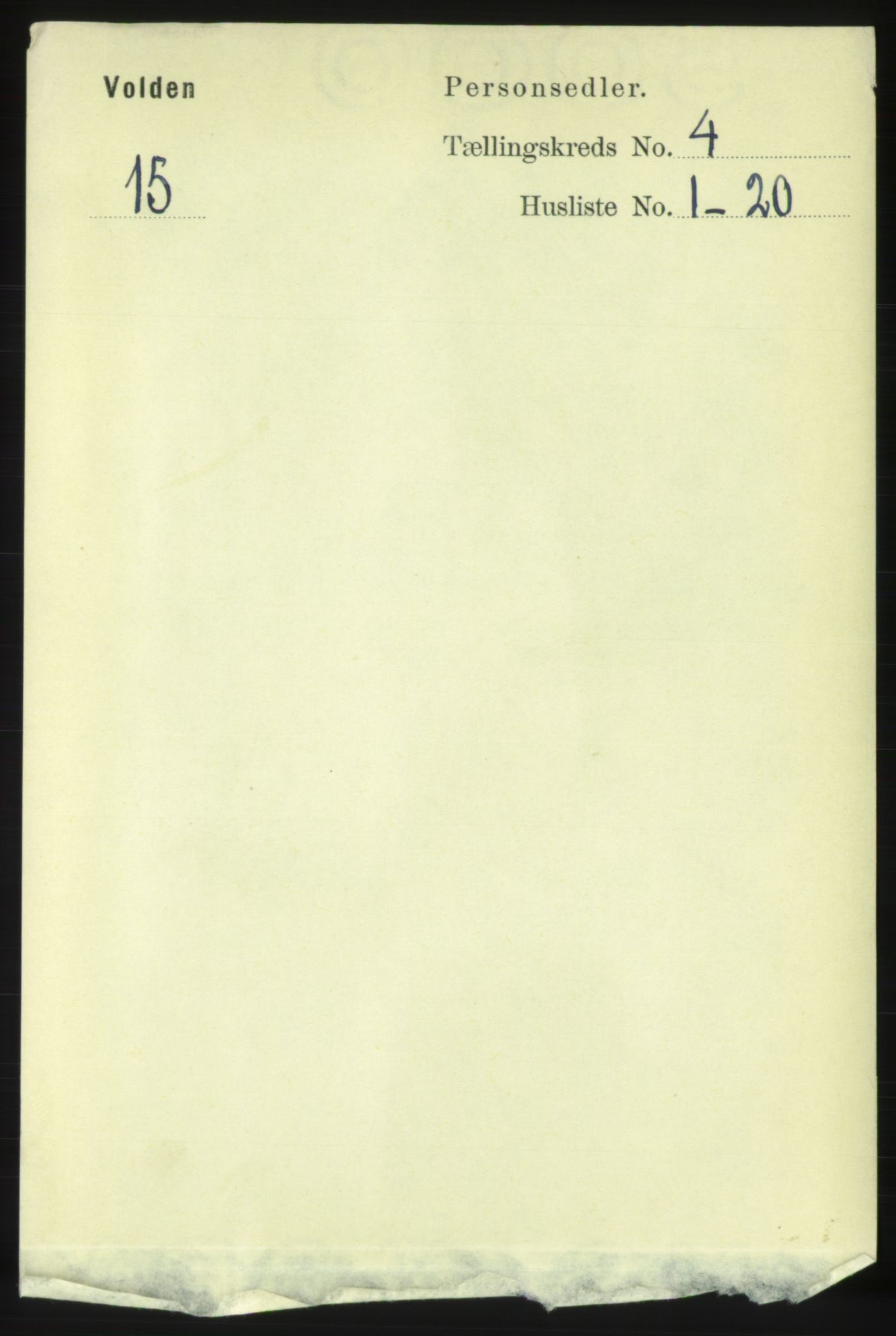 RA, Folketelling 1891 for 1519 Volda herred, 1891, s. 1967