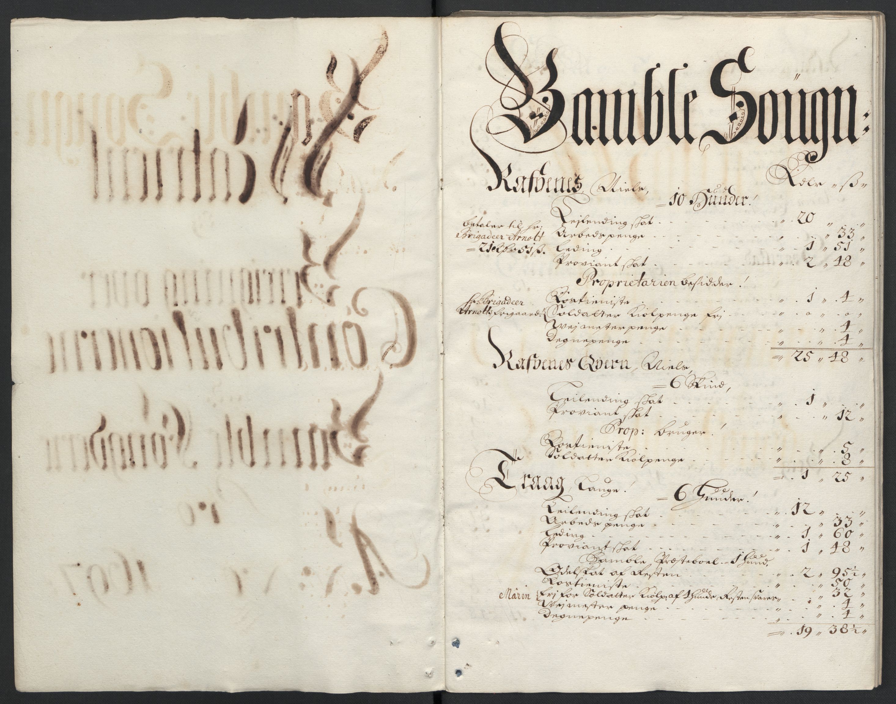 Rentekammeret inntil 1814, Reviderte regnskaper, Fogderegnskap, RA/EA-4092/R36/L2097: Fogderegnskap Øvre og Nedre Telemark og Bamble, 1697, s. 62