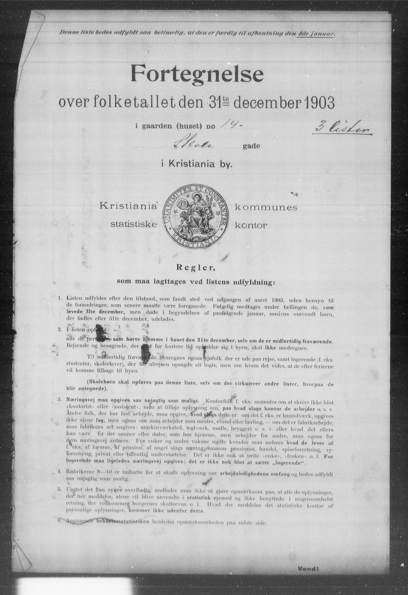 OBA, Kommunal folketelling 31.12.1903 for Kristiania kjøpstad, 1903, s. 18423