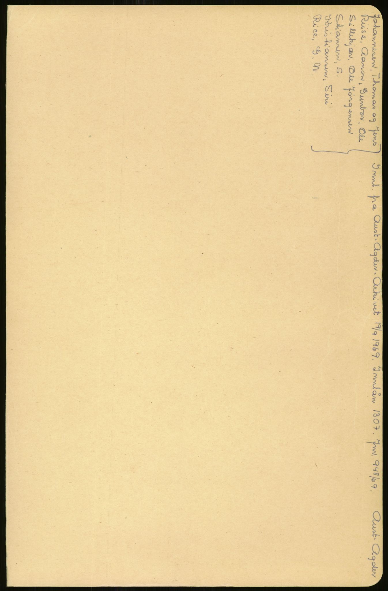 Samlinger til kildeutgivelse, Amerikabrevene, RA/EA-4057/F/L0026: Innlån fra Aust-Agder: Aust-Agder-Arkivet - Erickson, 1838-1914, s. 461