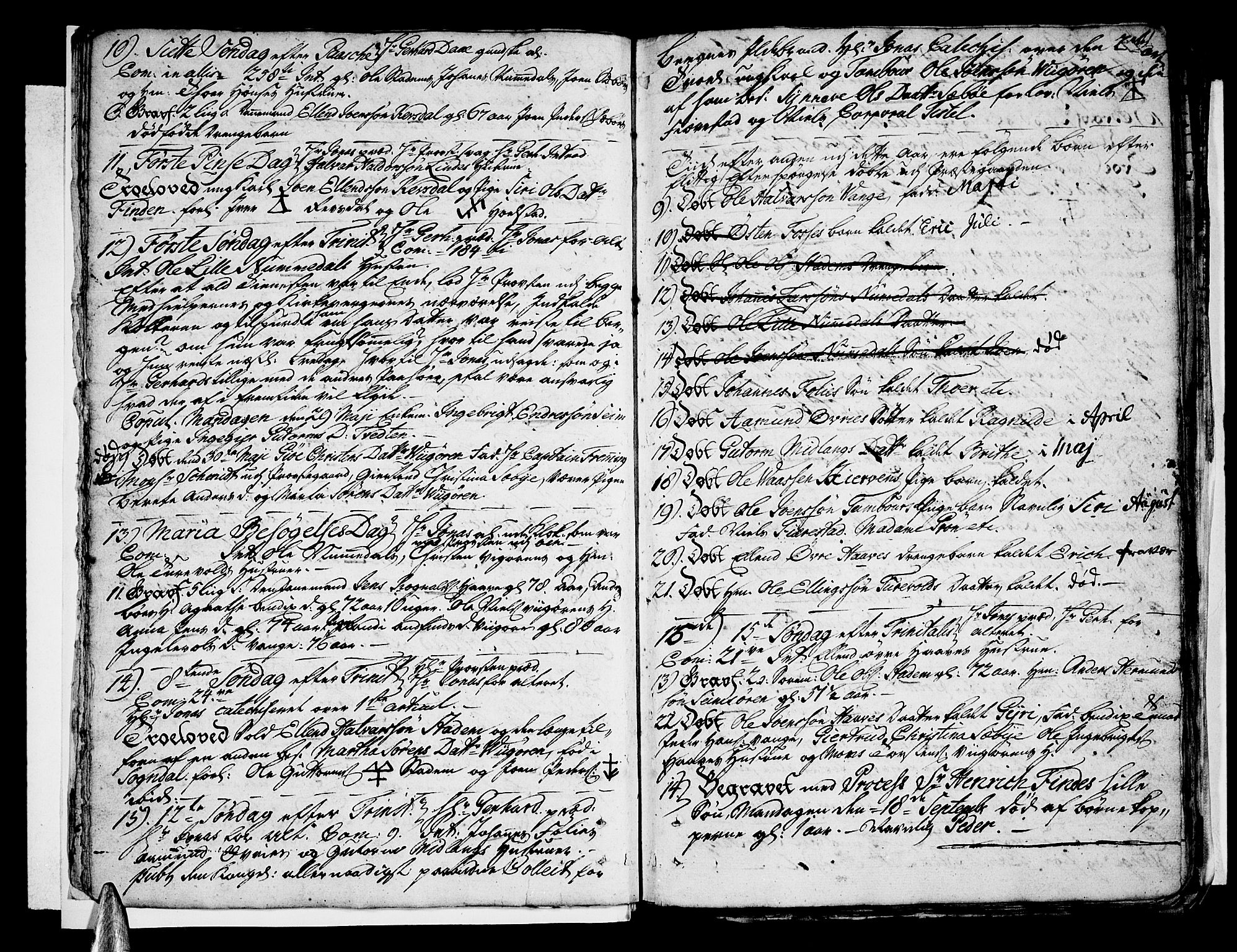 Vik sokneprestembete, AV/SAB-A-81501/H/Haa/Haaa/L0003: Ministerialbok nr. A 3 / 1, 1755-1771, s. 11