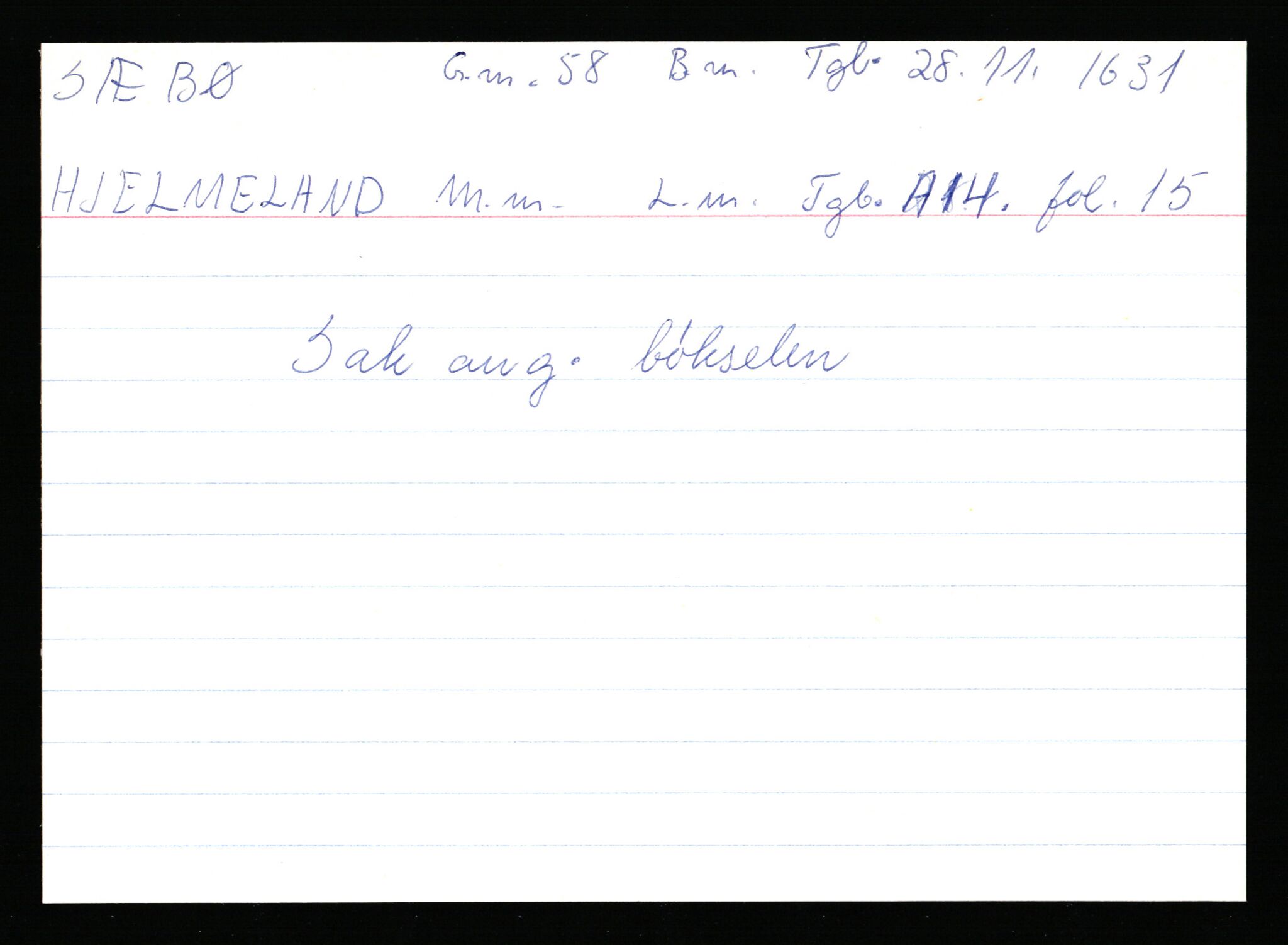 Statsarkivet i Stavanger, AV/SAST-A-101971/03/Y/Ym/L0058: Åstedskort sortert etter gårdsnavn: Sæbø - Sørhus, 1600-1950, s. 10