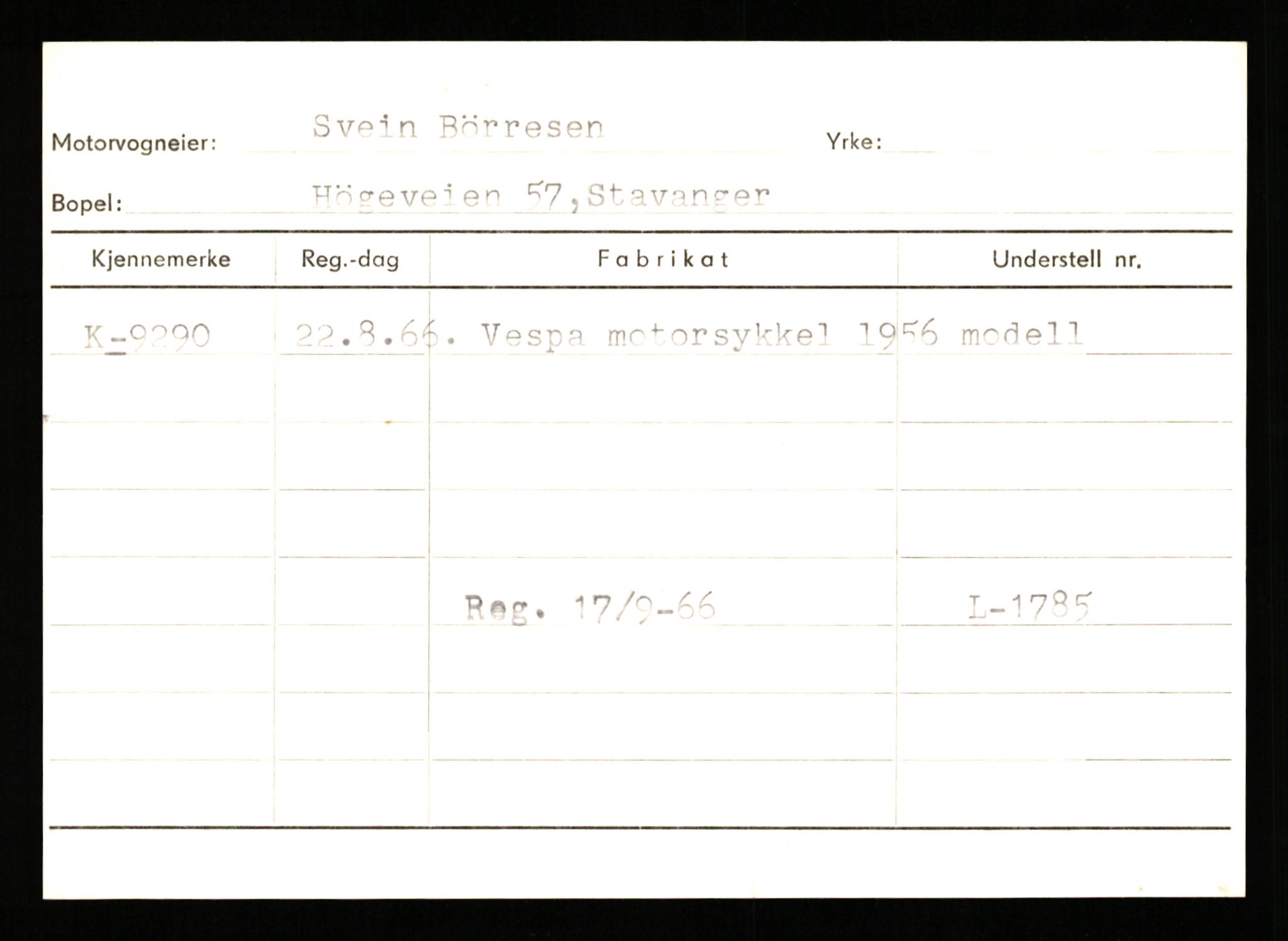 Stavanger trafikkstasjon, AV/SAST-A-101942/0/G/L0002: Registreringsnummer: 5791 - 10405, 1930-1971, s. 2353