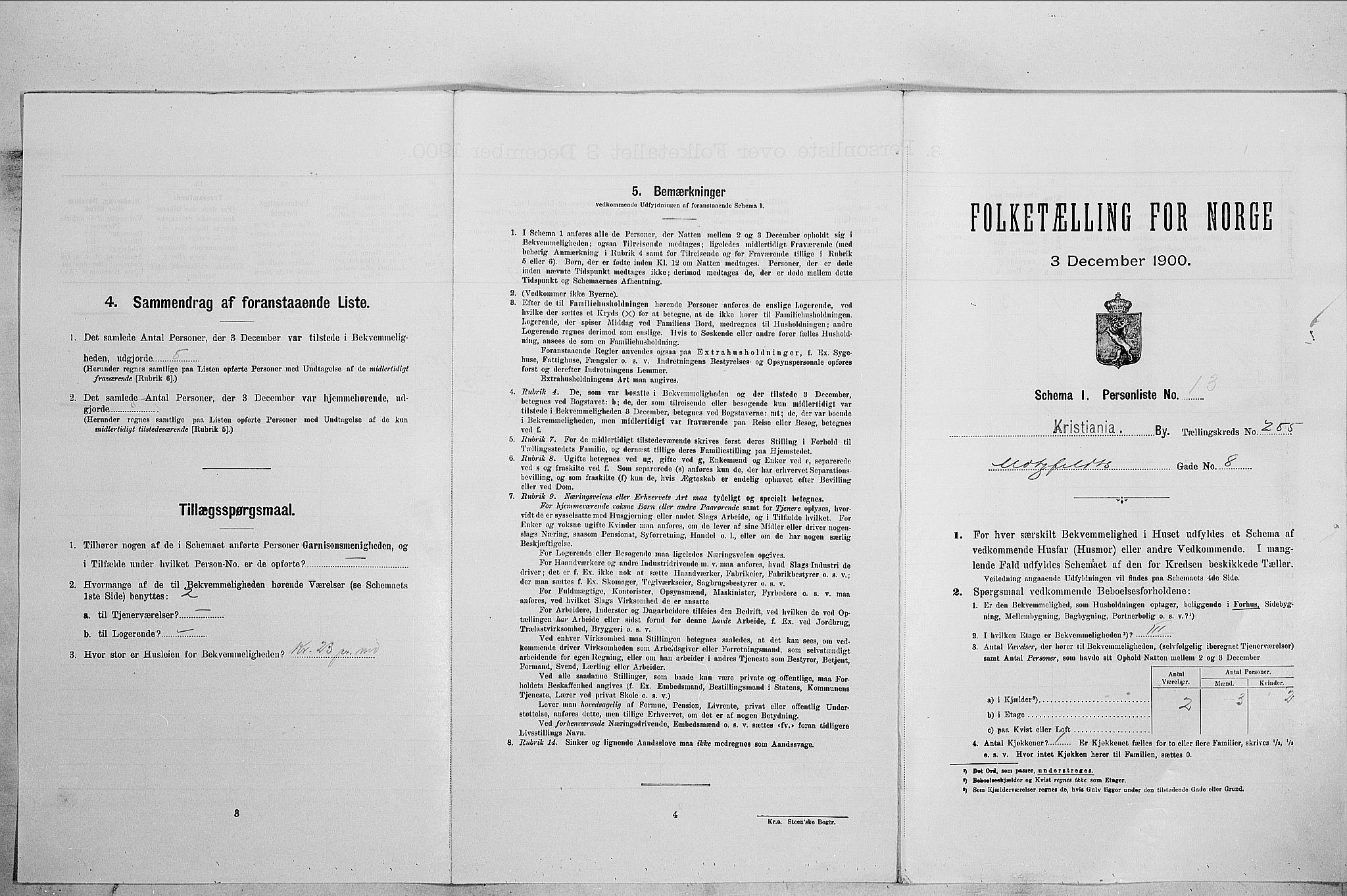 SAO, Folketelling 1900 for 0301 Kristiania kjøpstad, 1900, s. 59737