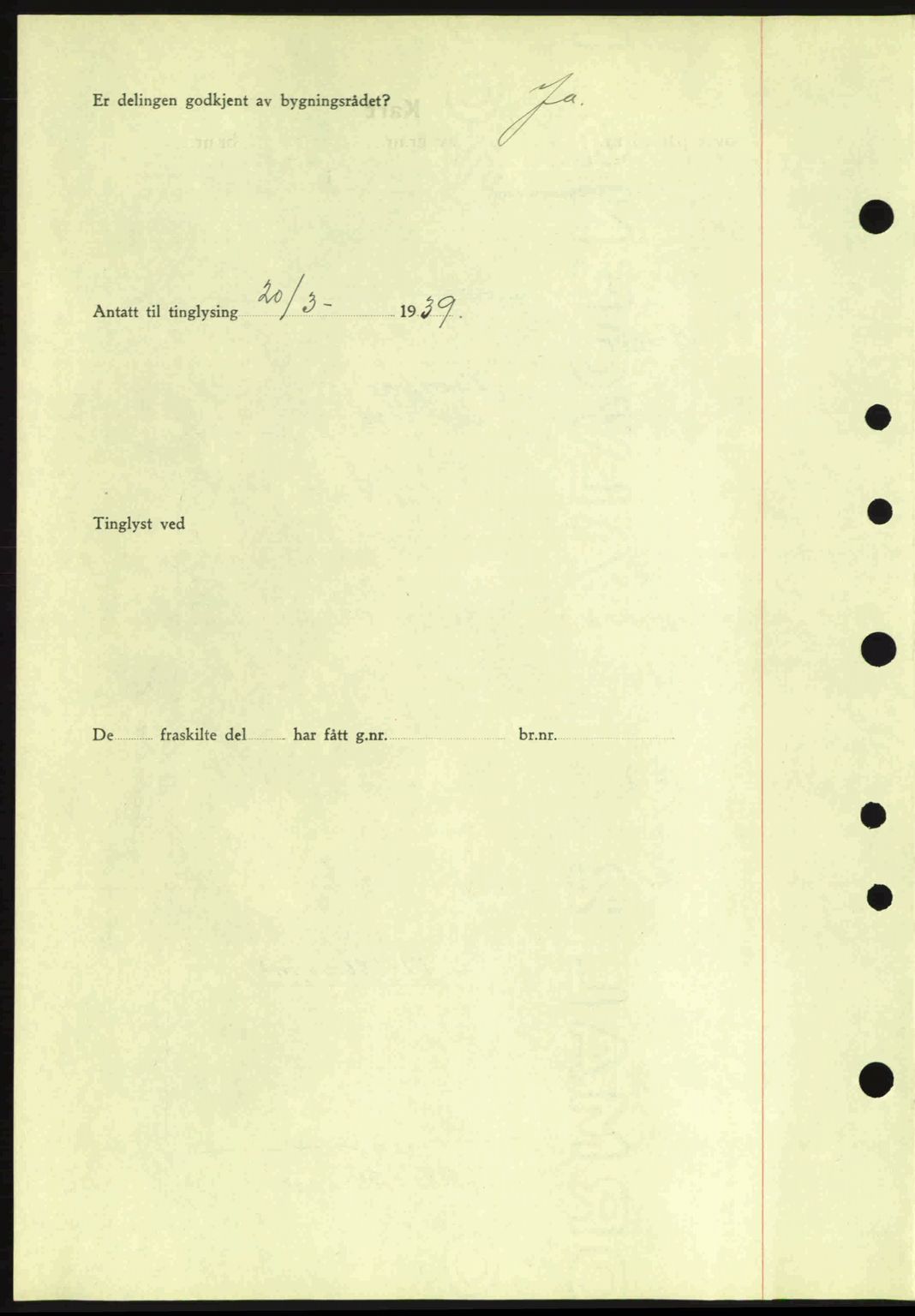 Moss sorenskriveri, SAO/A-10168: Pantebok nr. A5, 1938-1939, Dagboknr: 644/1939