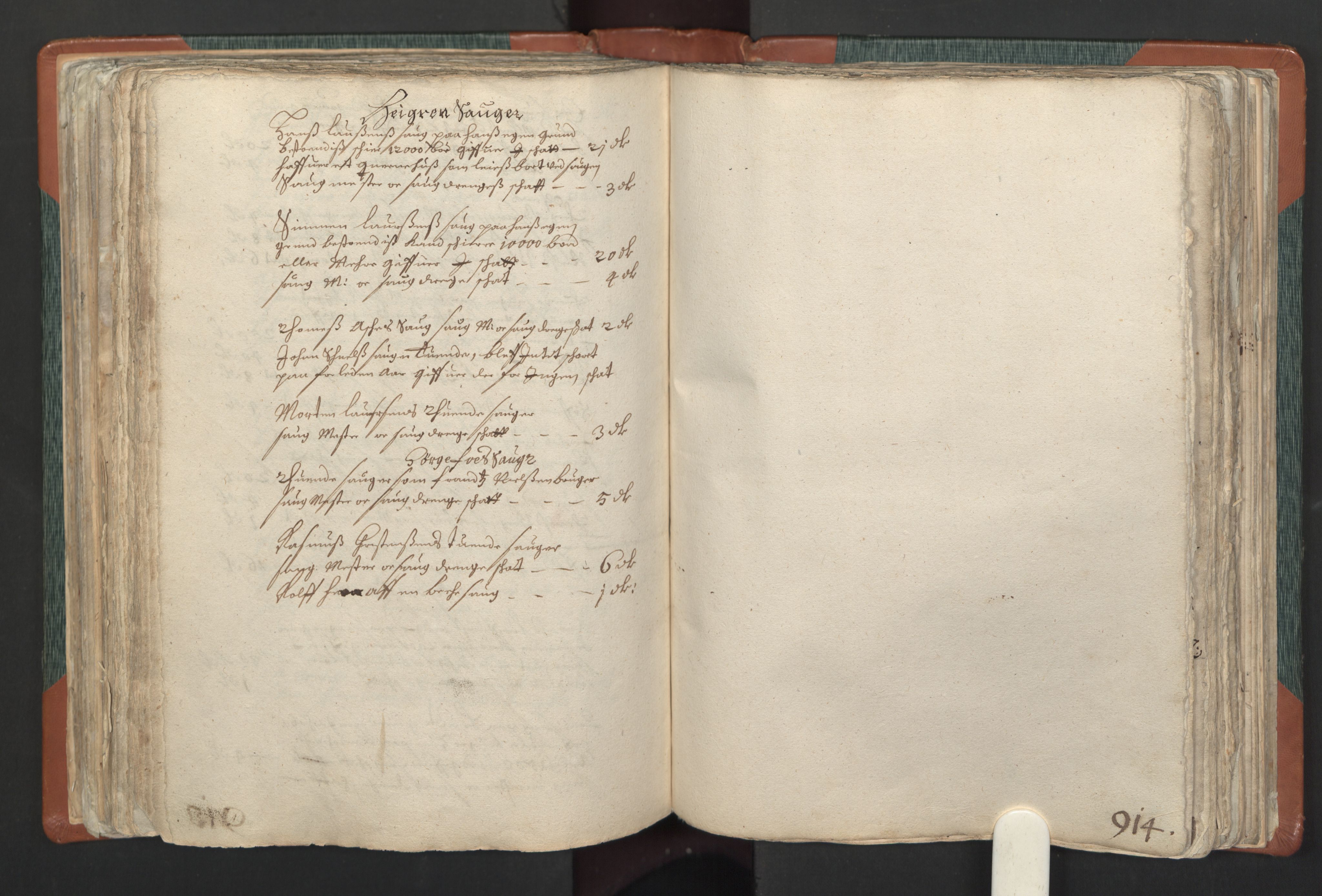 Rentekammeret inntil 1814, Realistisk ordnet avdeling, AV/RA-EA-4070/L/L0006: Kristiania lagdømme. Alminnelig jordebok med skatteligning for Lier, Hurum, Røyken, Ringerike og Nes i Hallingdal, samt Hadeland., 1661, s. 913b-914a