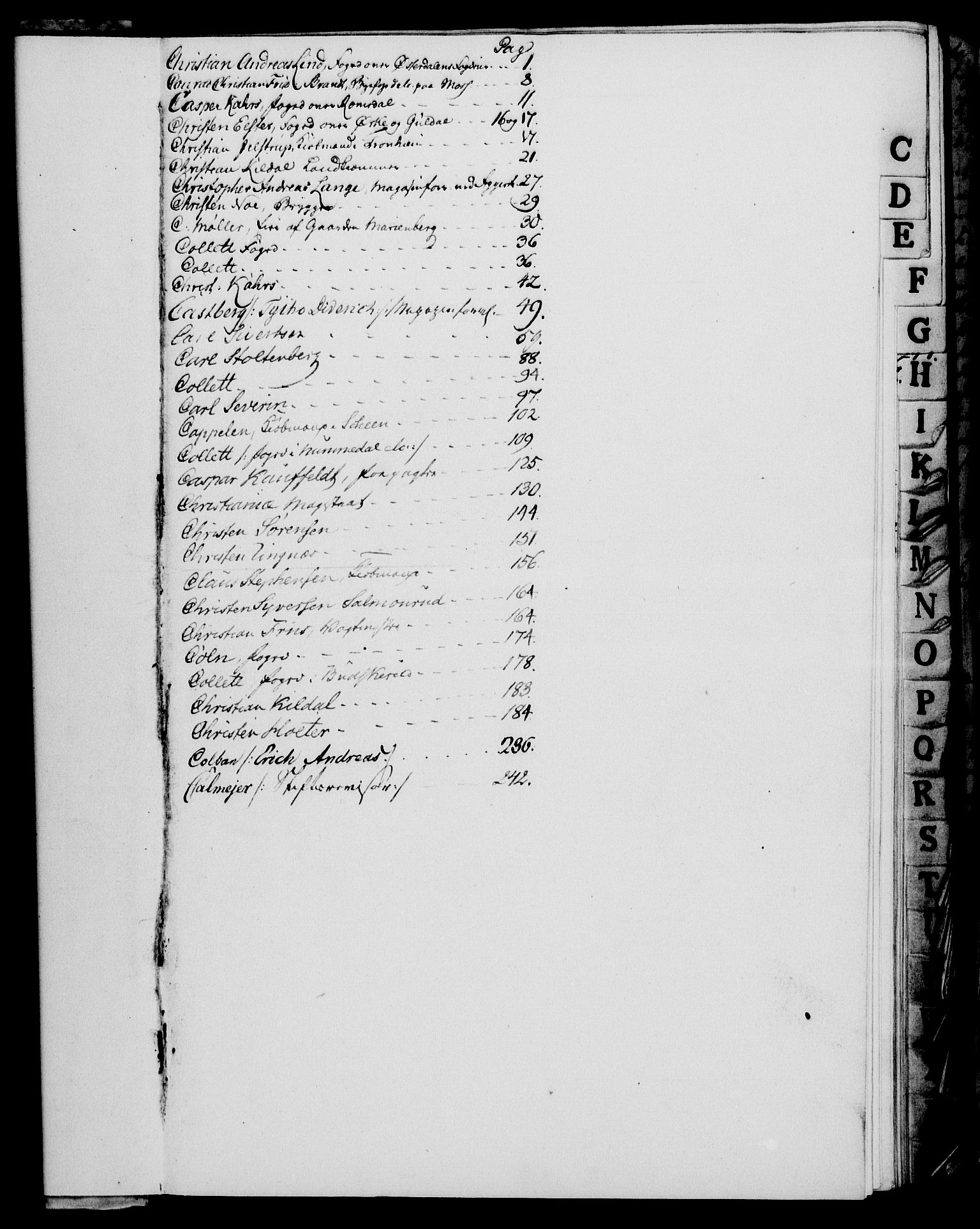 Rentekammeret, Kammerkanselliet, AV/RA-EA-3111/G/Gh/Ghd/L0006: Kausjonsprotokoll med register (merket RK 53.44), 1793-1813