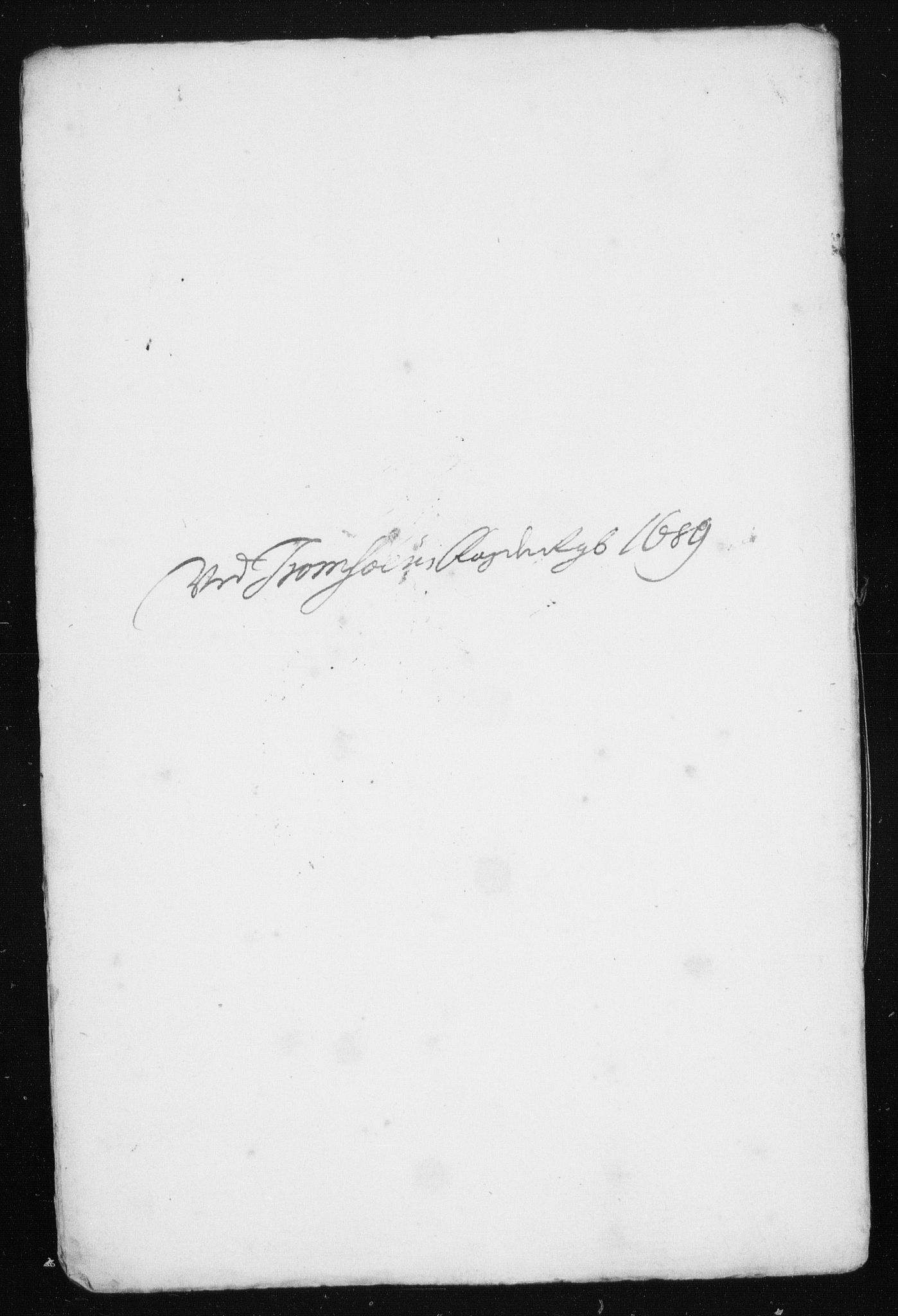 Rentekammeret inntil 1814, Reviderte regnskaper, Stiftamtstueregnskaper, Trondheim stiftamt og Nordland amt, AV/RA-EA-6044/R/Rh/L0014: Nordland amt, 1687-1689