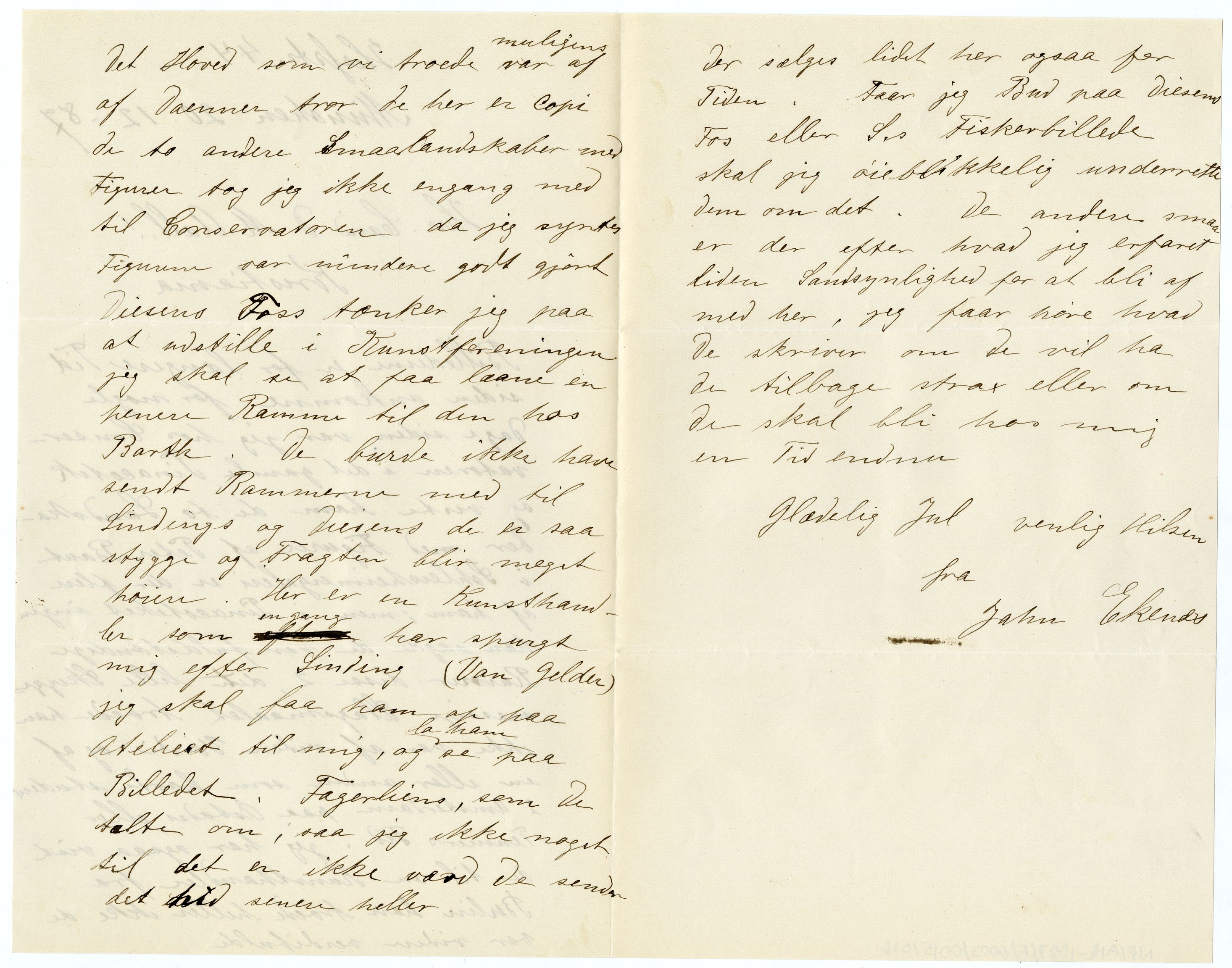 Diderik Maria Aalls brevsamling, NF/Ark-1023/F/L0003: D.M. Aalls brevsamling. D - G, 1797-1889, s. 161
