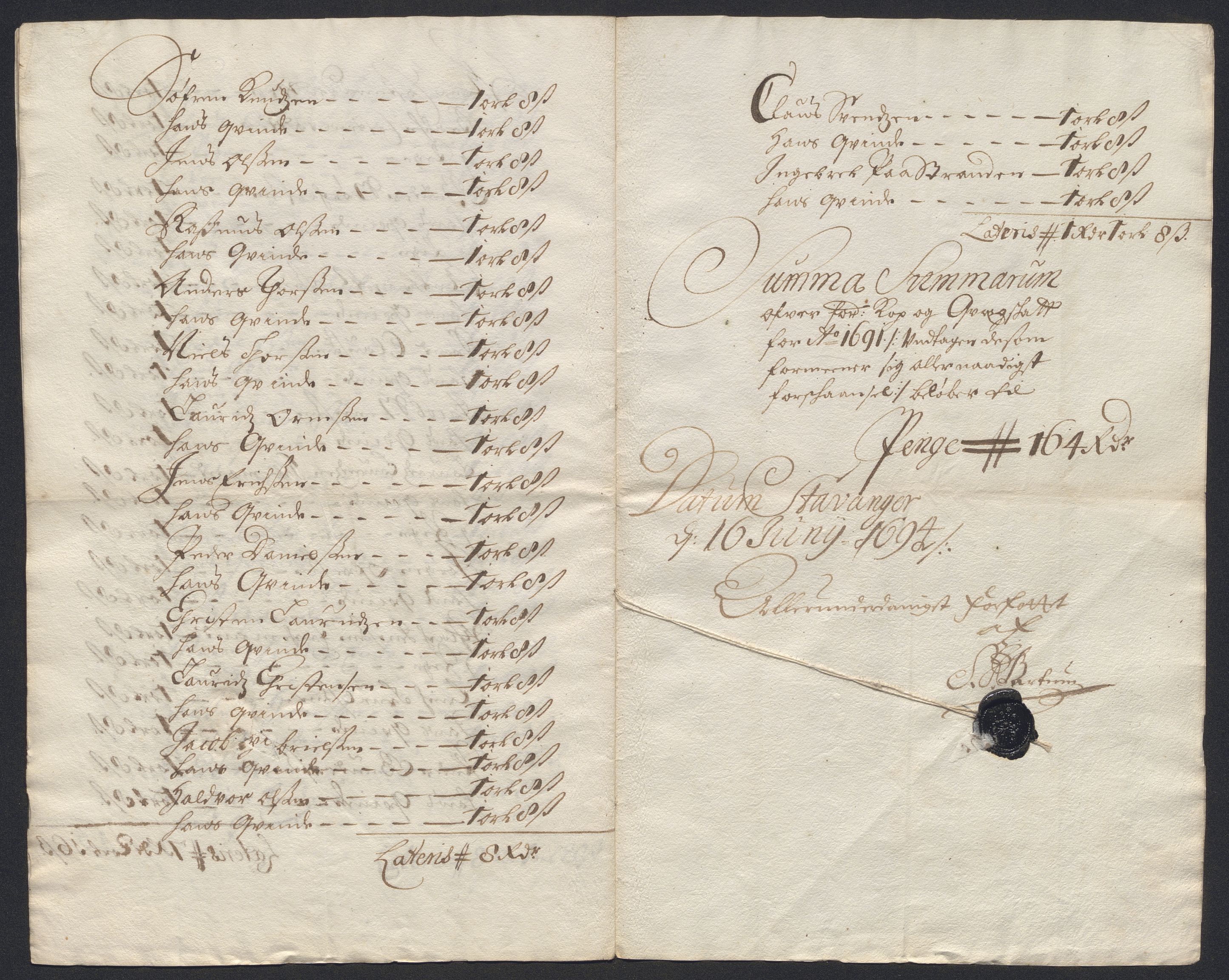 Rentekammeret inntil 1814, Reviderte regnskaper, Byregnskaper, AV/RA-EA-4066/R/Ro/L0316: [O14] Sikt og sakefall, 1662-1693, s. 451