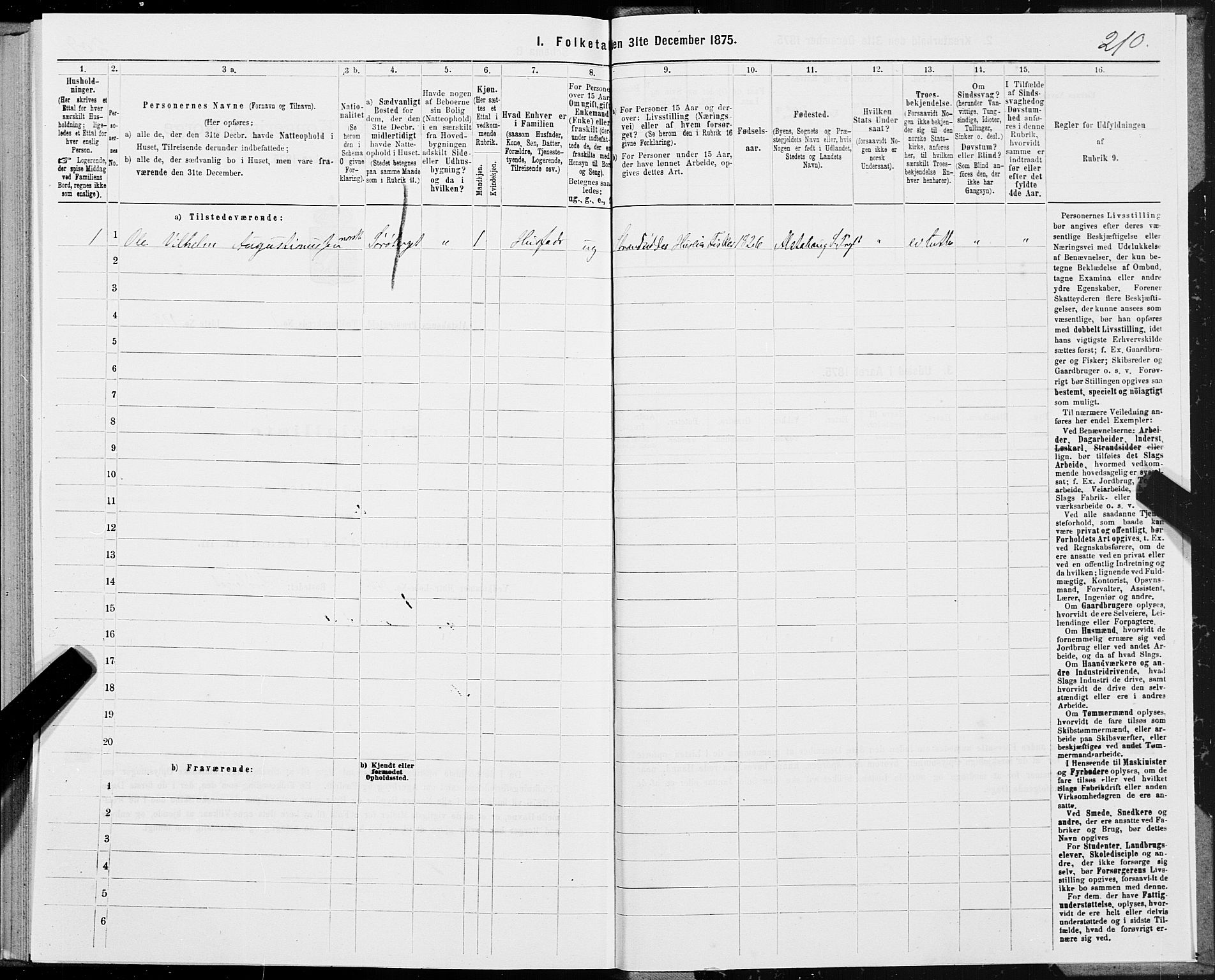 SAT, Folketelling 1875 for 1820P Alstahaug prestegjeld, 1875, s. 1810