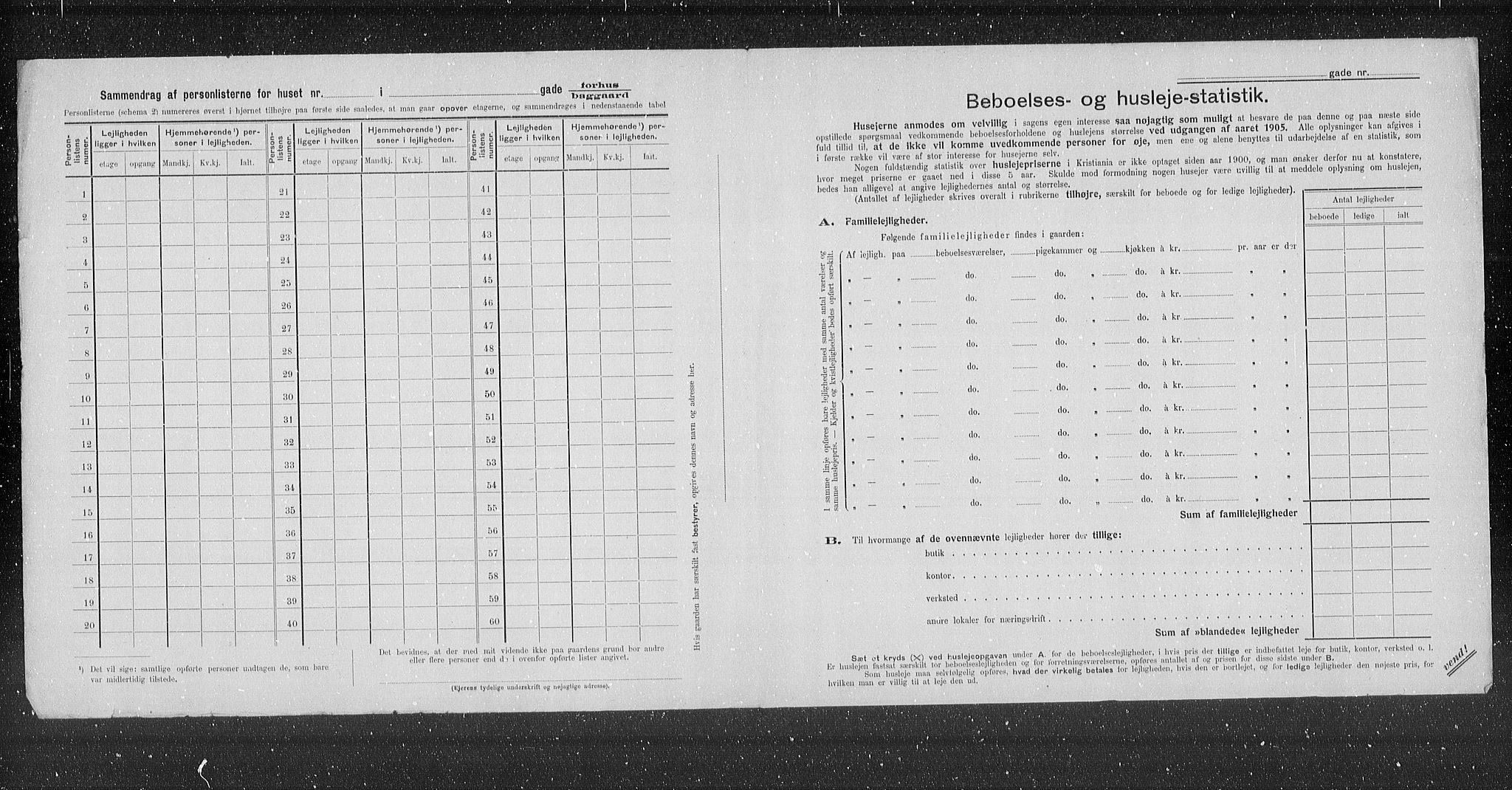 OBA, Kommunal folketelling 31.12.1905 for Kristiania kjøpstad, 1905, s. 4389