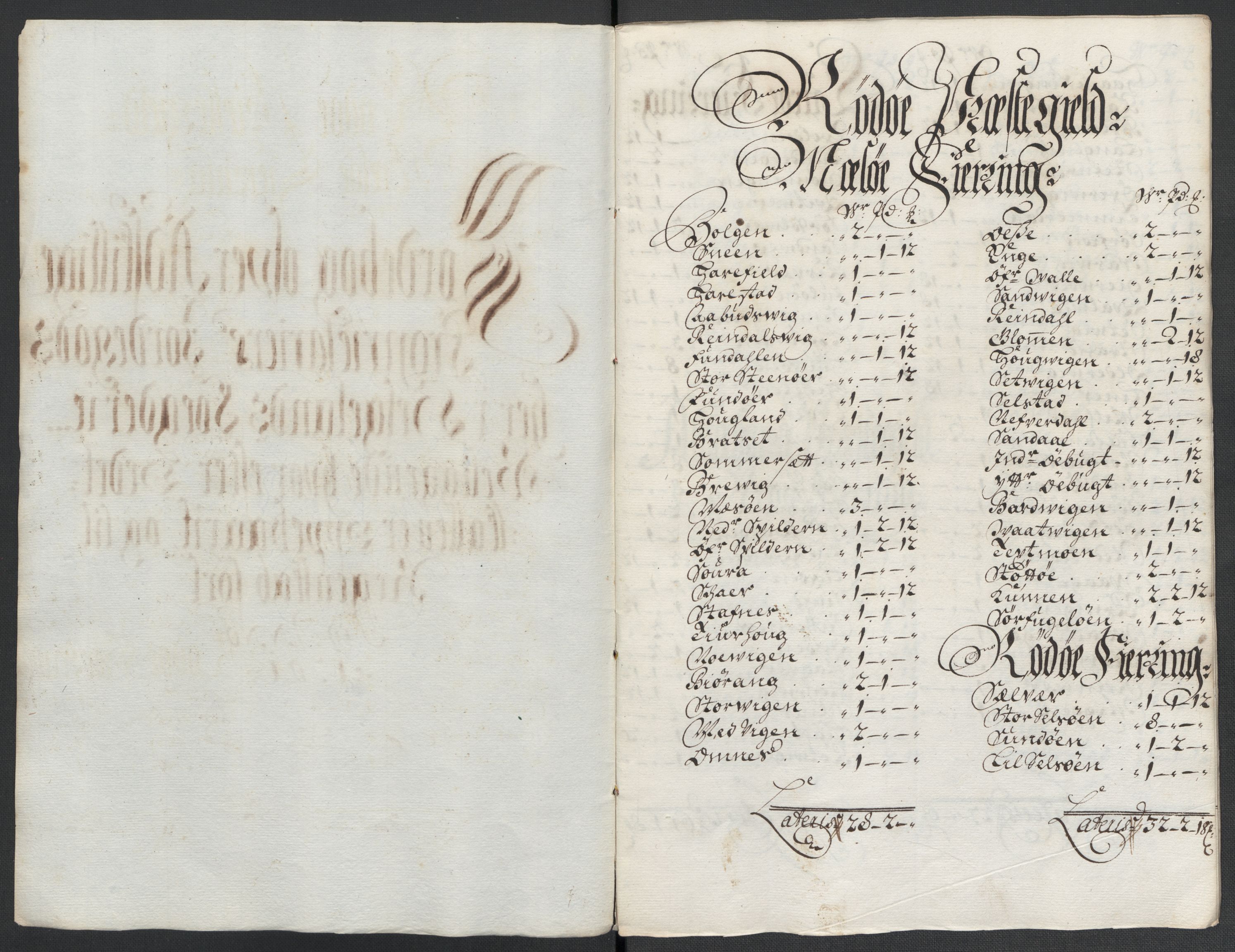 Rentekammeret inntil 1814, Reviderte regnskaper, Fogderegnskap, AV/RA-EA-4092/R65/L4507: Fogderegnskap Helgeland, 1699-1701, s. 353