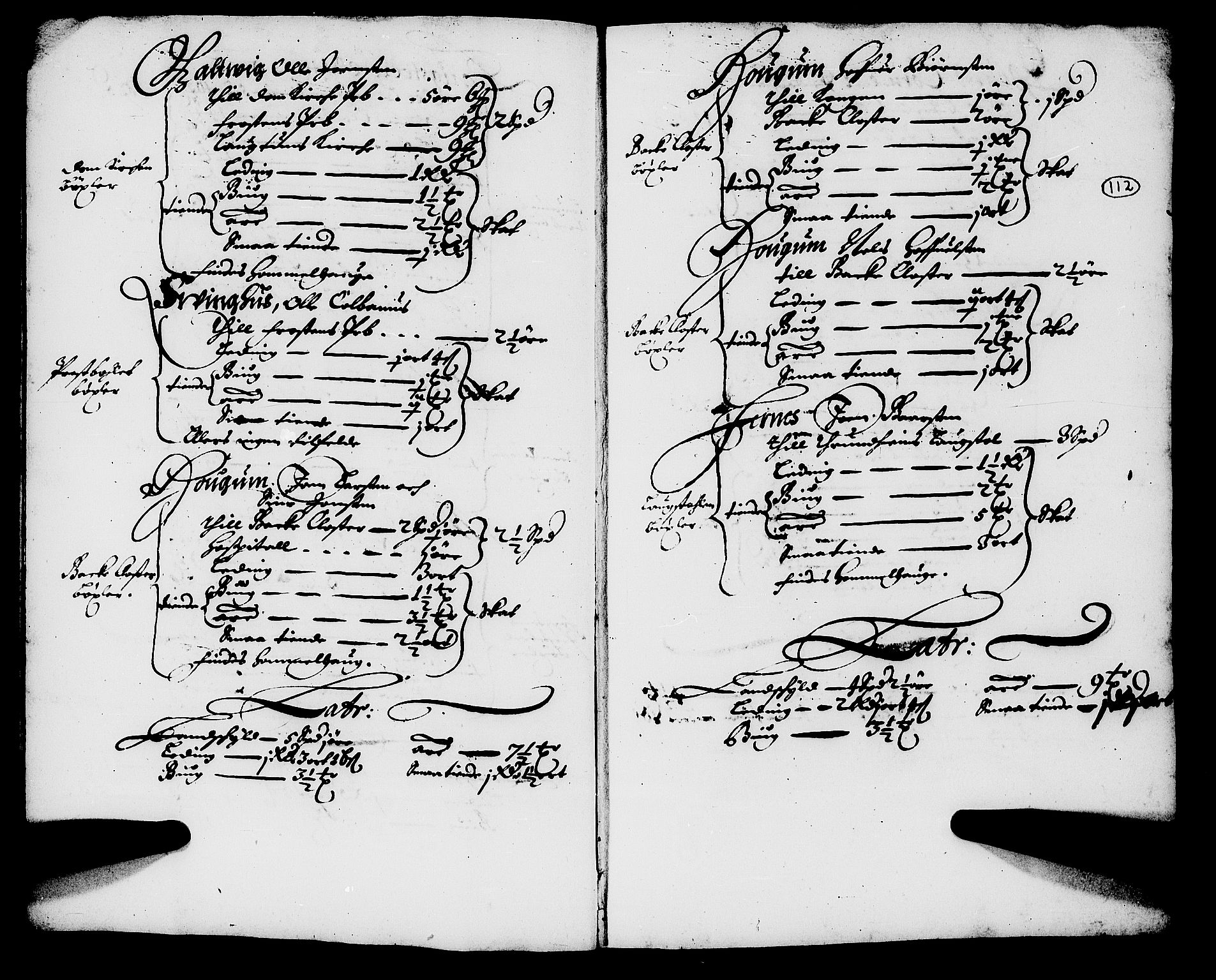 Rentekammeret inntil 1814, Realistisk ordnet avdeling, AV/RA-EA-4070/N/Nb/Nba/L0054: Stjørdal len, 1669, s. 111b-112a