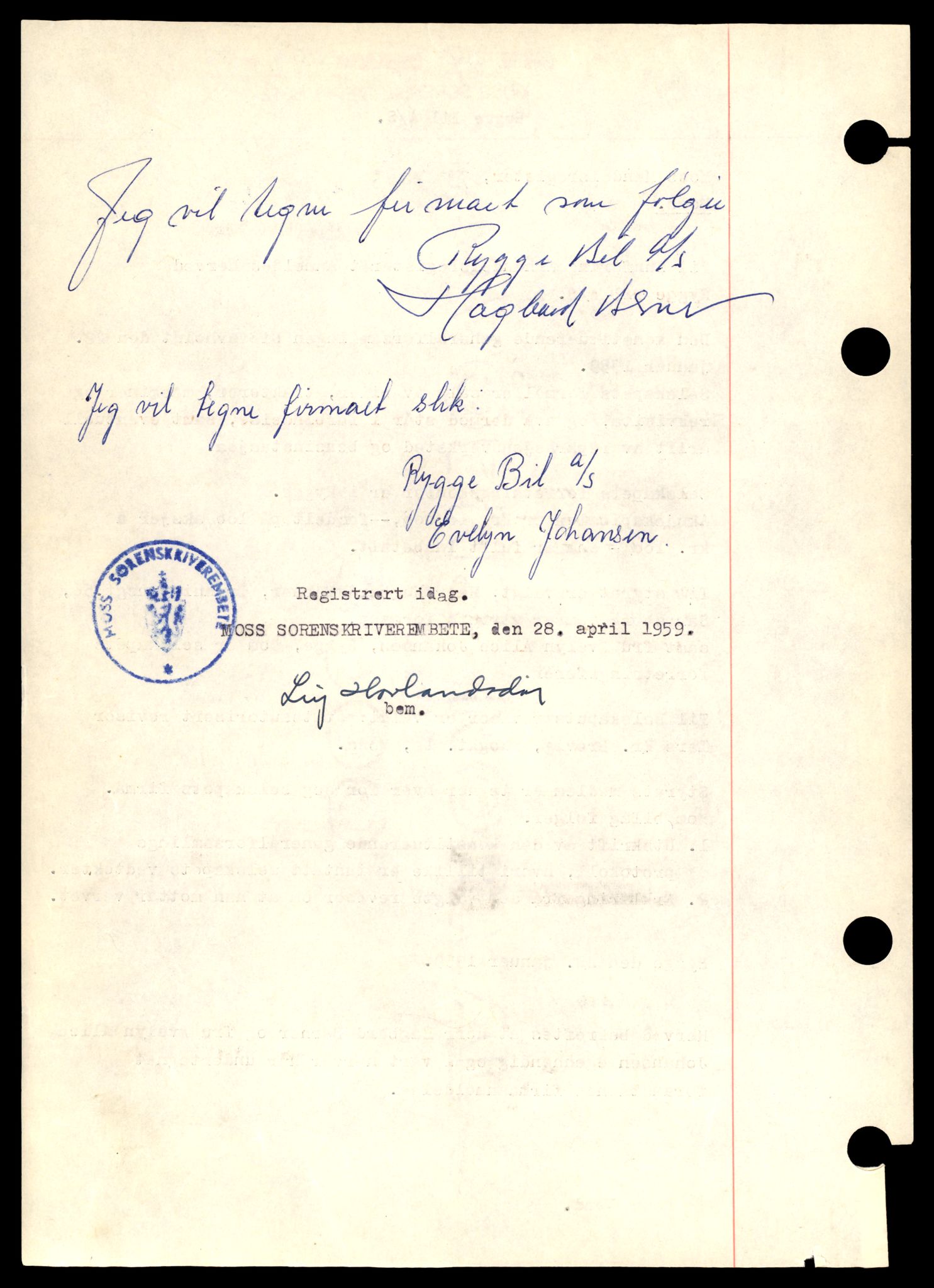 Moss tingrett, AV/SAT-A-10063/K/Kc/Kca/L0025: Aksjeselskap, Ryg - Sen, 1944-1990, s. 4